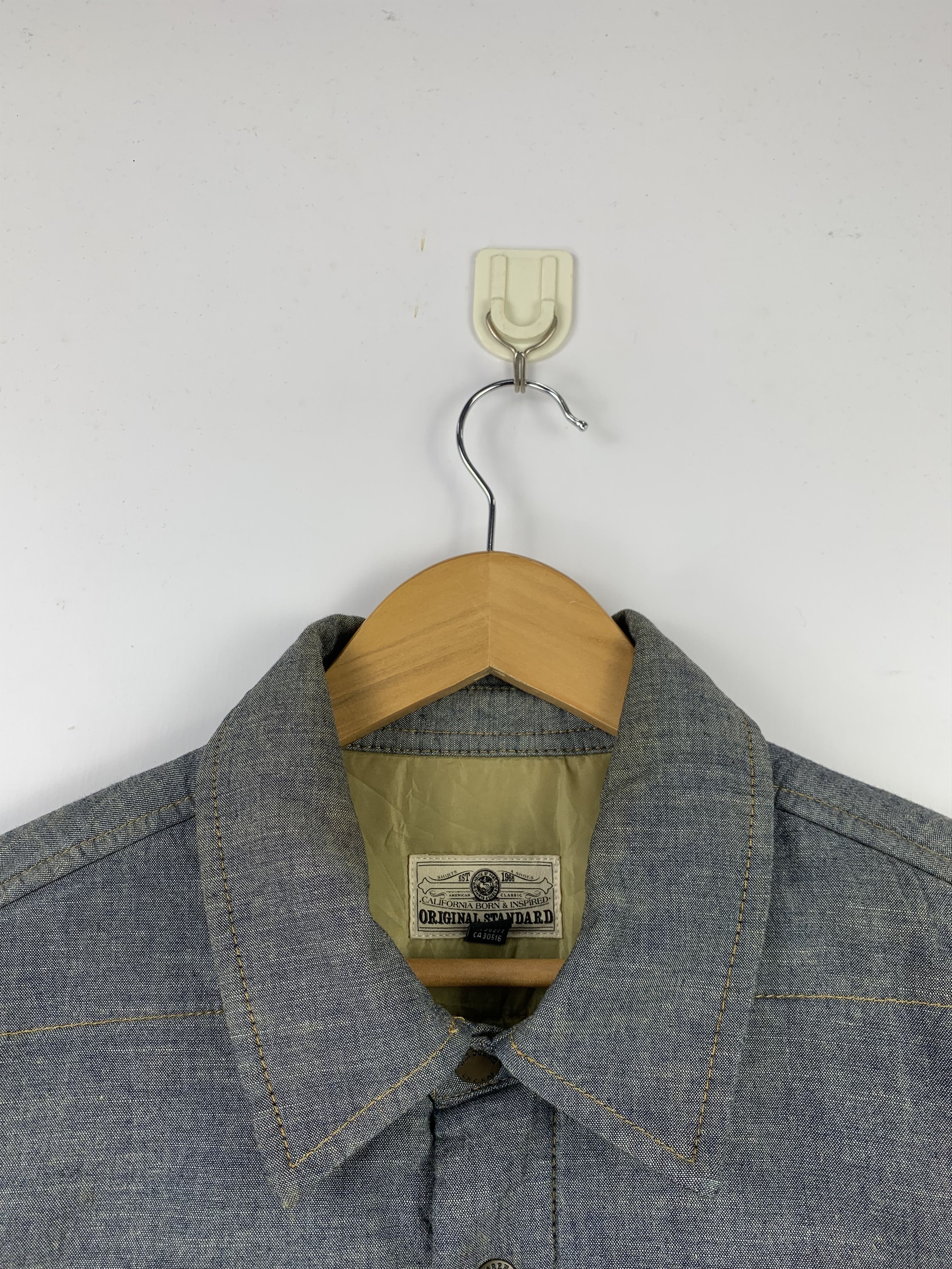 Vans Vintage Vans Denim Puffer Jacket J1581 Size US S / EU 44-46 / 1 - 7 Thumbnail