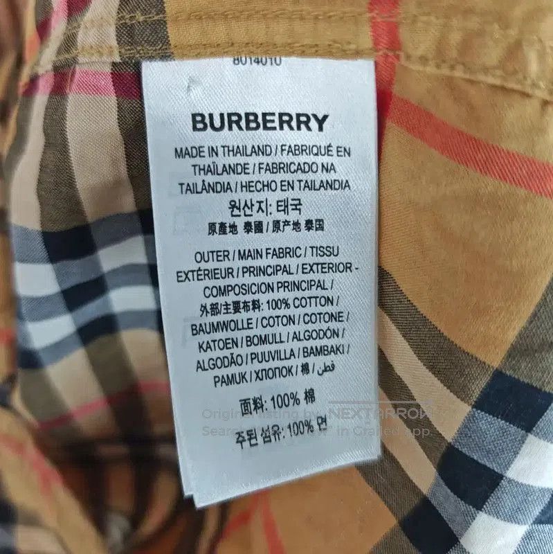 Burberry Burberry Khaki Cotton Shirt for Women. Size S / US 4 / IT 40 - 4 Thumbnail