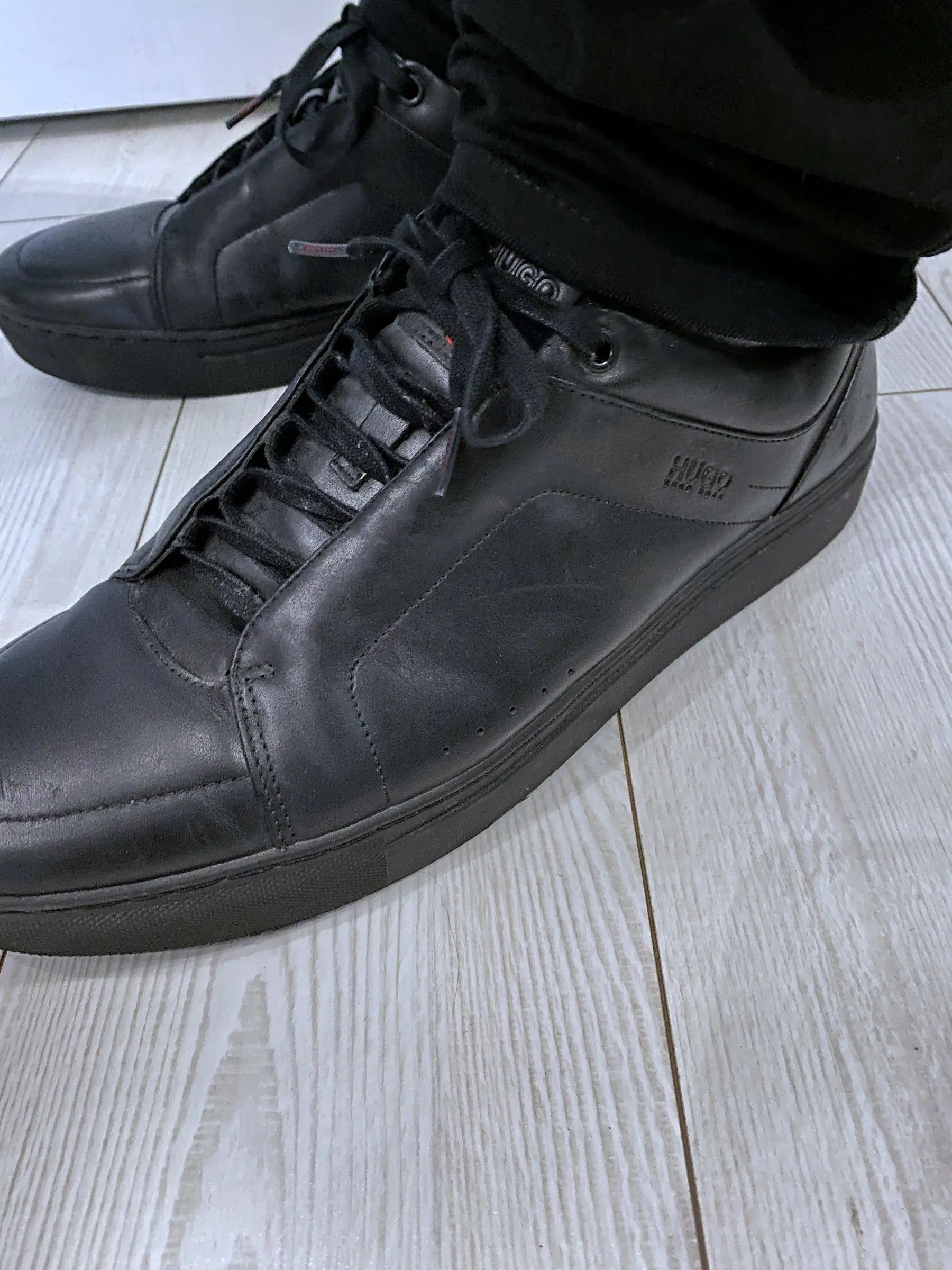 Hugo Boss Hugo Boss leather sneakers sneakers size UK 12.5 Size US 12.5 / EU 45-46 - 9 Thumbnail