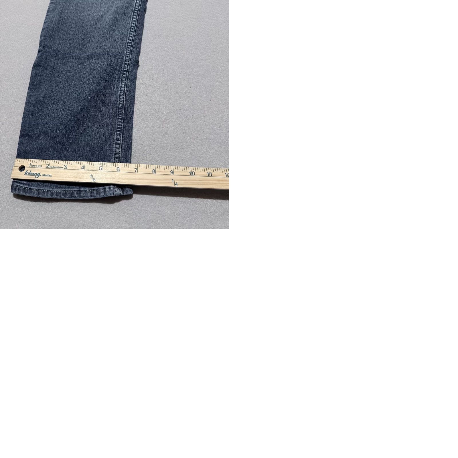 Lee Riders by Lee Skinny Jeans Women's Blue Denim Mid Rise Modern Fit - 35X30 Size 24" / US 00 / IT 34 - 9 Thumbnail
