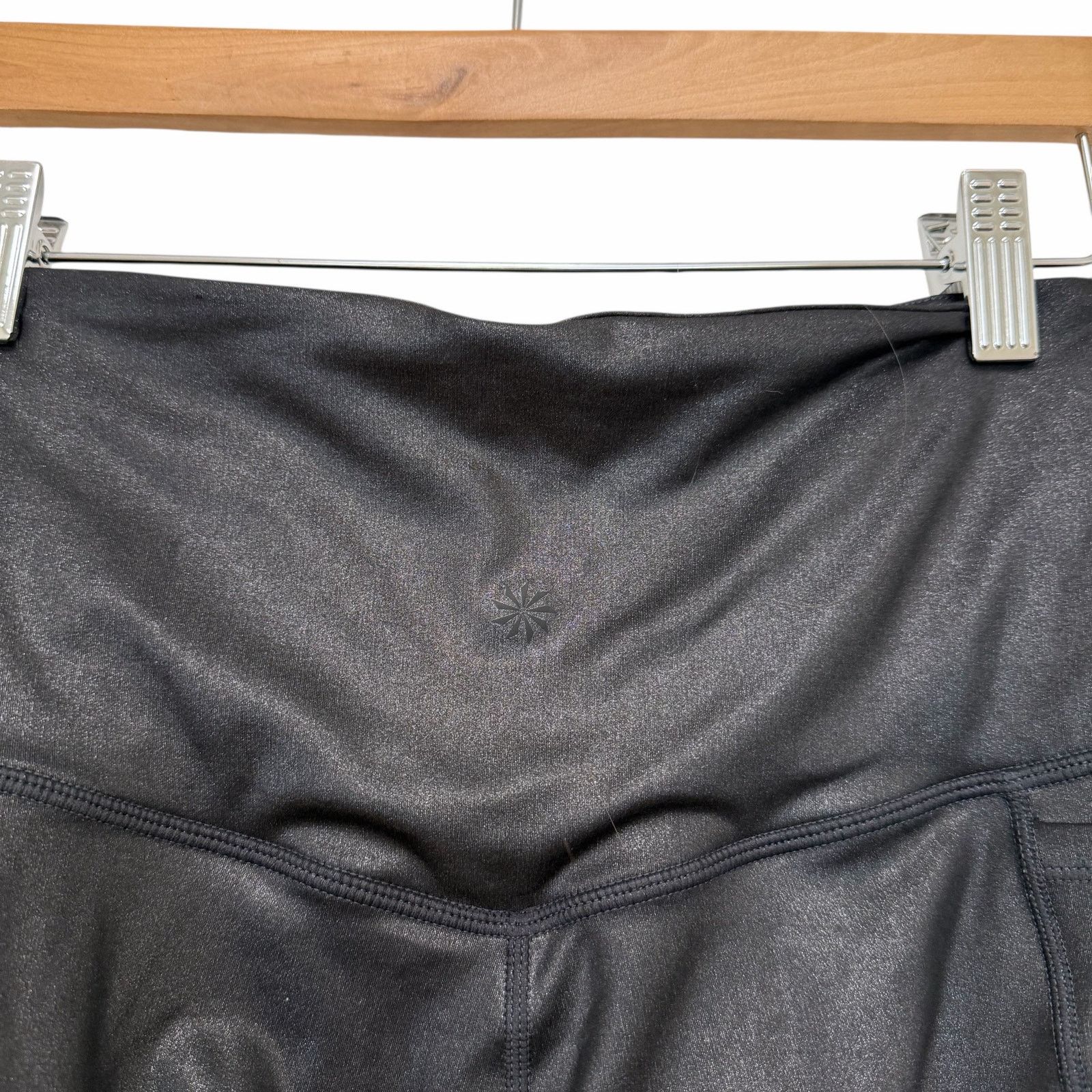 Athleta Athleta Black Inclination Moto Tights Leggings Sz XS Size 26" / US 2 / IT 38 - 6 Thumbnail