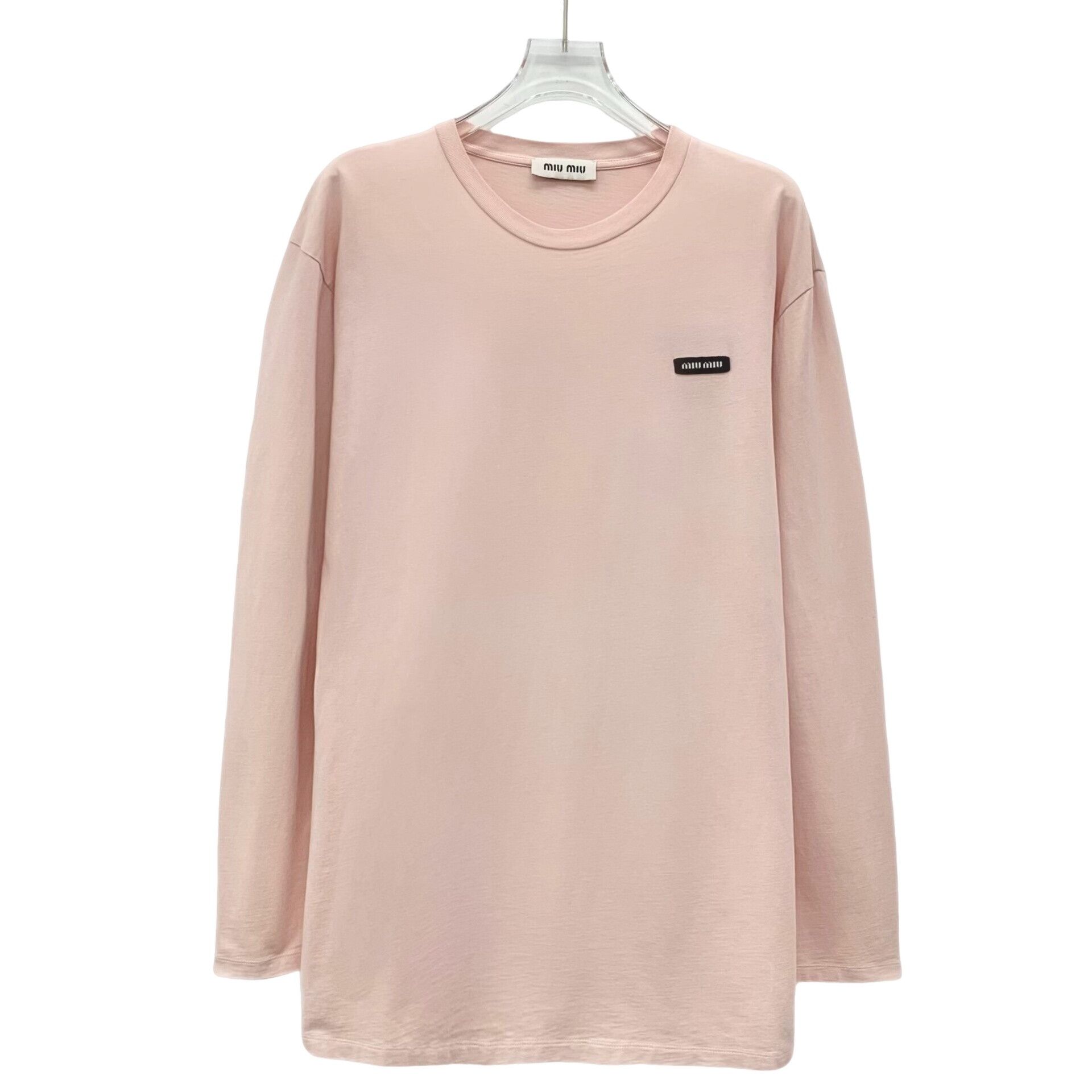 Miu Miu Miu Miu Logo Patch Long Sleeve T-Shirt Size M Size M / US 6-8 / IT 42-44 - 1 Thumbnail