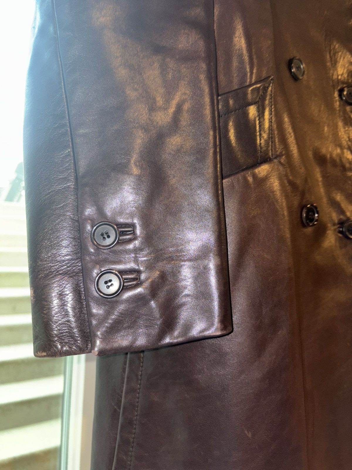 Prada 1992 Prada Vintage Leather Jacket Size M / US 6-8 / IT 42-44 - 9 Thumbnail