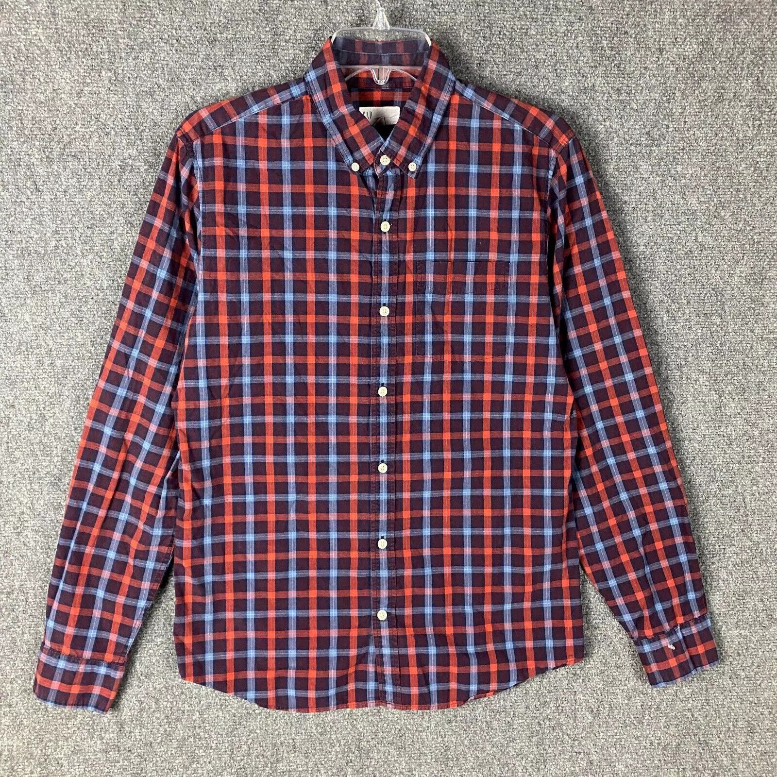 Gap Gap Button Down Shirt Men's Long Sleeve Plaid Multicolor M Size US M / EU 48-50 / 2 - 1 Thumbnail