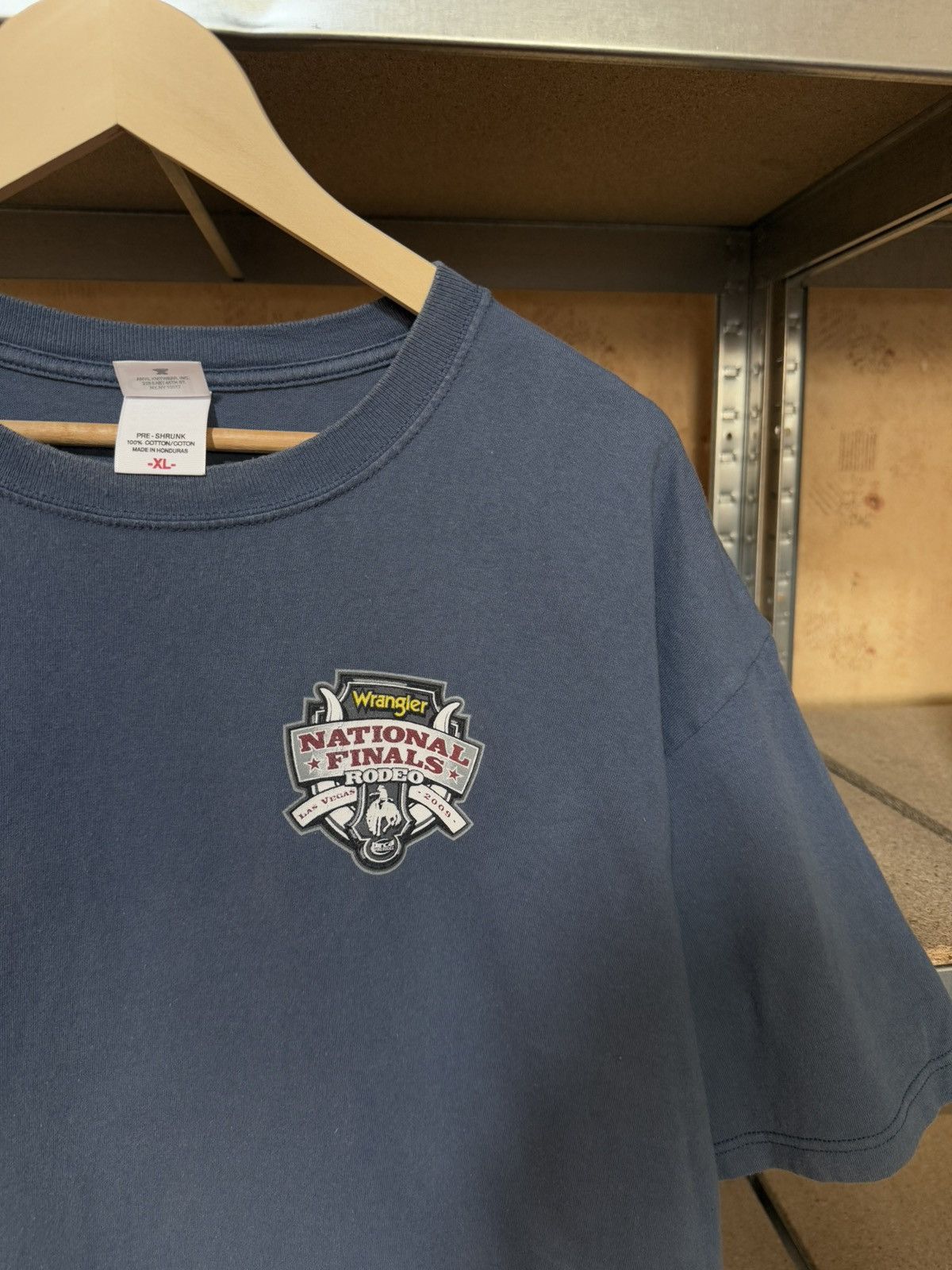Vintage × Wrangler Vintage 2009 Wrangler National Finals Rodeo Retro TShirt Size US XL / EU 56 / 4 - 3 Thumbnail