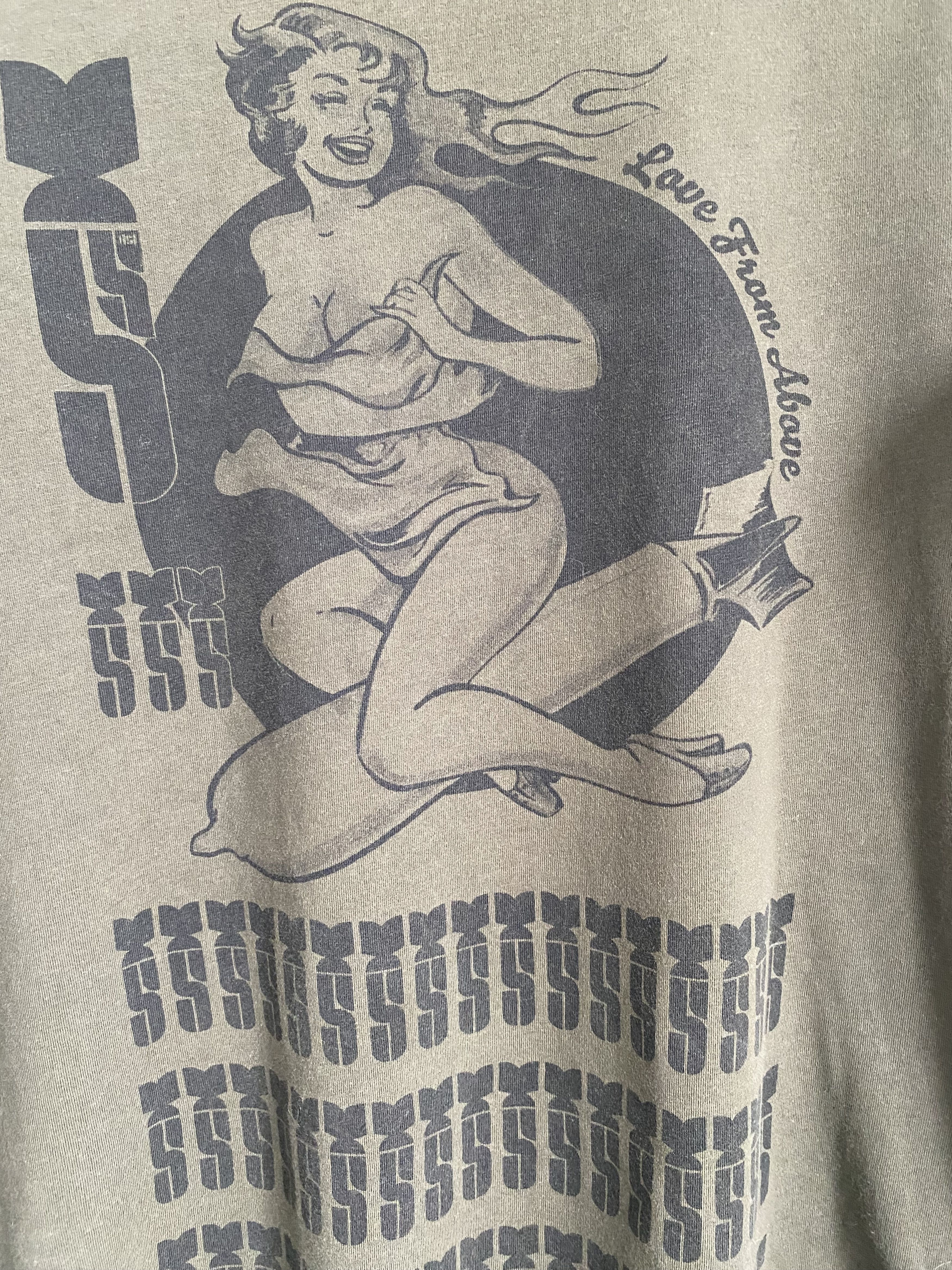 55DSL Vintage Y2K diesel love from above bomb girl tee Size US M / EU 48-50 / 2 - 8 Thumbnail