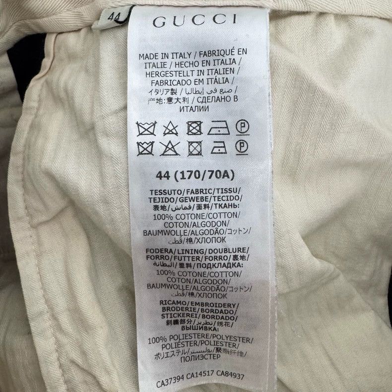 Gucci Gucci Embroidered letter logo trousers 2502-Nextarrow Size US 28 / EU 44 - 4 Thumbnail