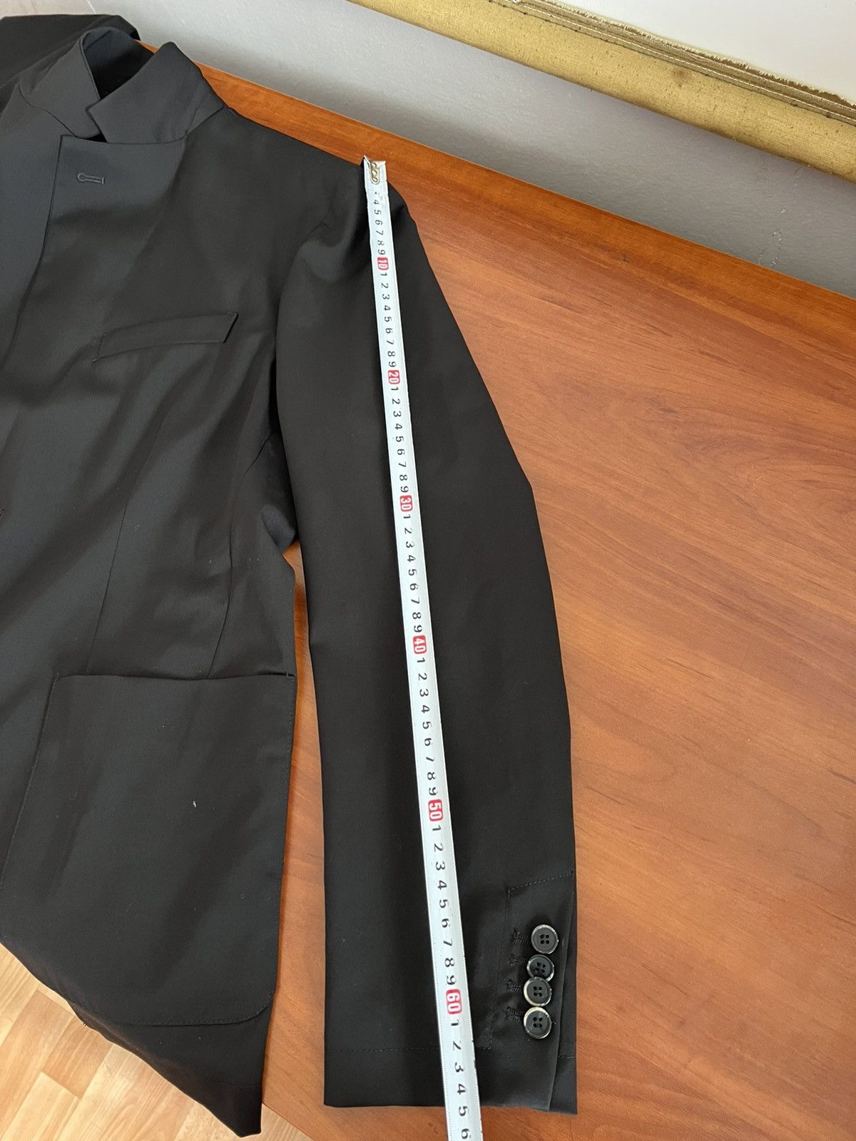 Barena Venezia BARENA VENEZIA BLACK CLASSIC MENS WOOL BLAZER JACKET SIZE 50 Size 50R - 19 Thumbnail