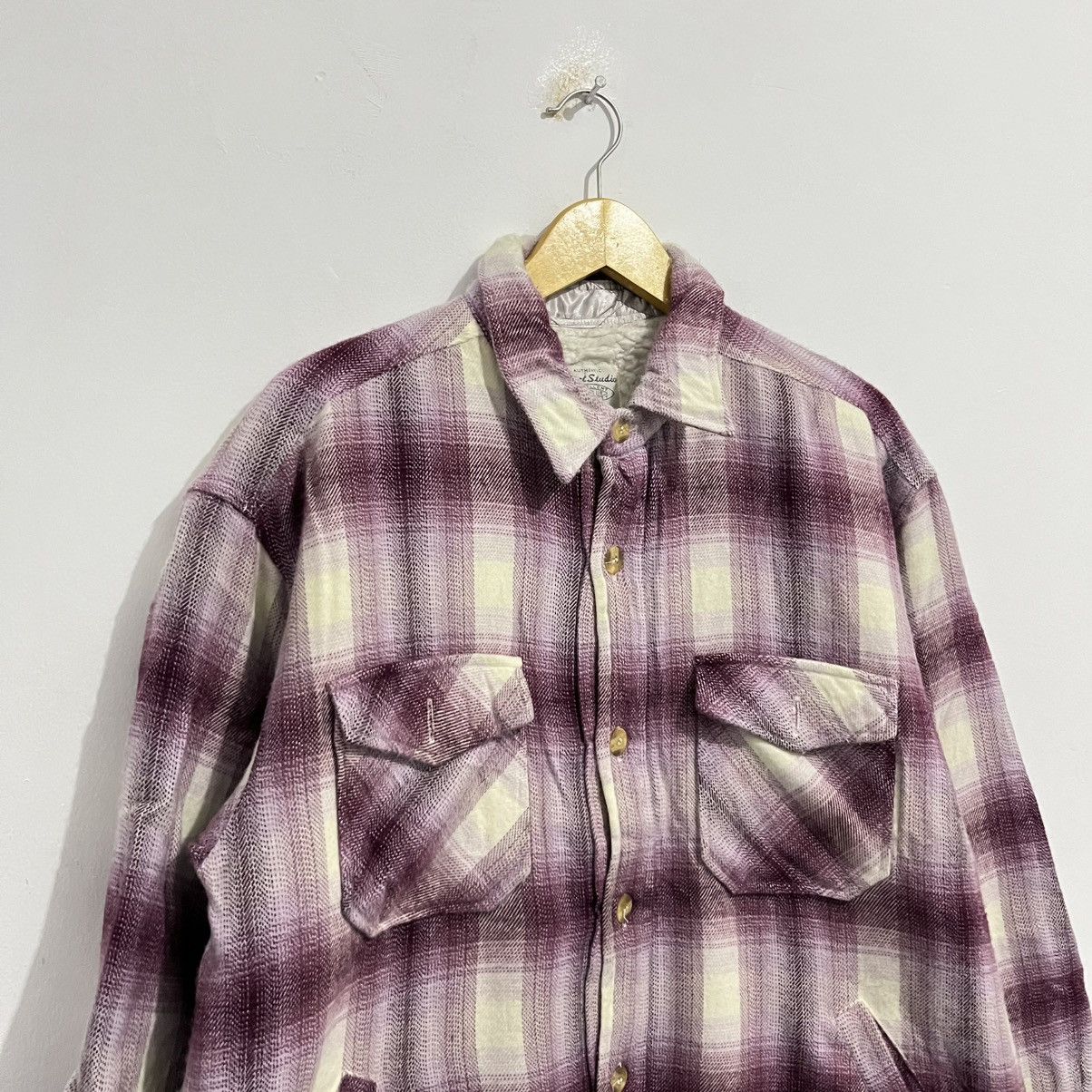 Flannel × Vintage Pract Studio Heavy Flannel Shirt Jacket Size US L / EU 52-54 / 3 - 3 Thumbnail