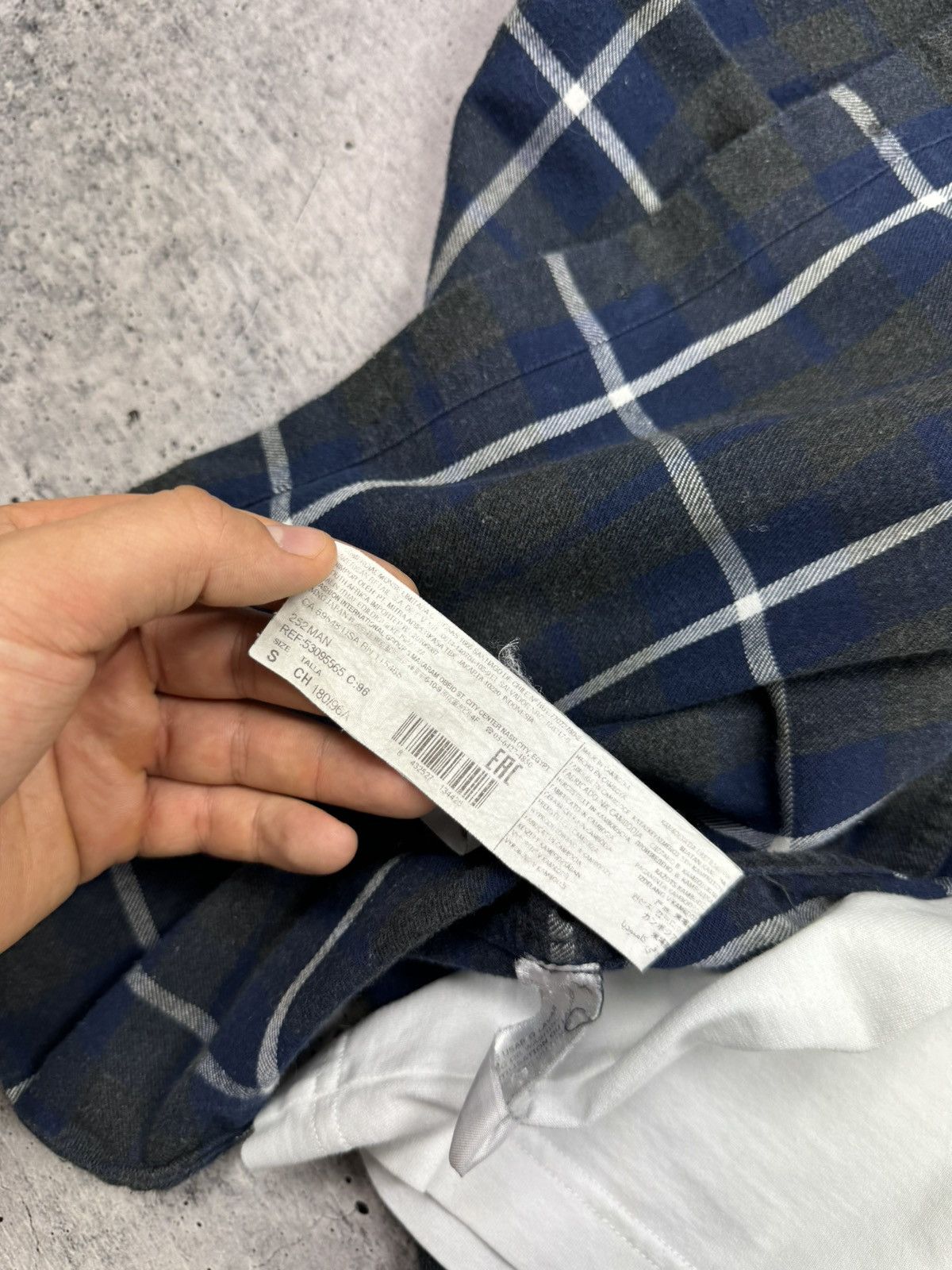 Designer × Vintage Vintage Y2K Plaid Flannel Checkered Shirt Travis Scott Style Size US S / EU 44-46 / 1 - 12 Thumbnail