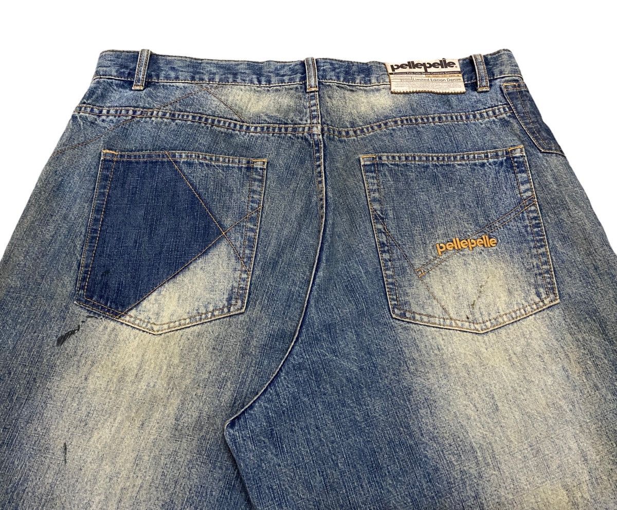 Pelle Pelle Rare Design Vintage Pelle Pelle Patchwork Baggy Jeans 2000s Size US 38 / EU 54 - 5 Thumbnail