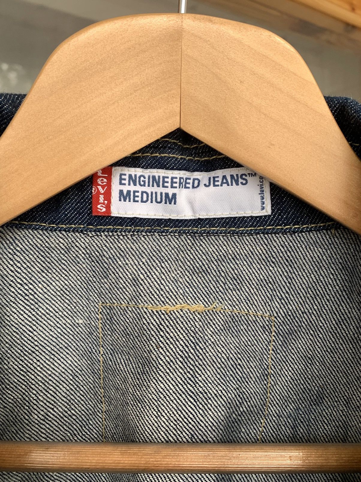 Levi's Levis Engineered Jeans Vintage Mens Denim Jacket Size M Size US M / EU 48-50 / 2 - 5 Thumbnail