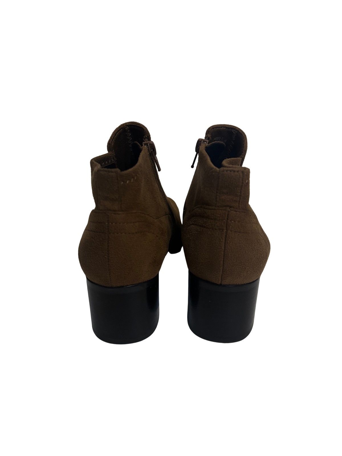 Liz Claiborne Beige suede ankle Boots.wf7011 Size US 6.5 / IT 36.5 - 3 Thumbnail