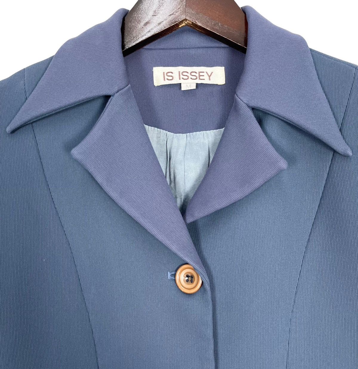Issey Miyake × Vintage Vintage Issey Miyake Women’s Short Blazer Jacket Size M / US 6-8 / IT 42-44 - 2 Thumbnail