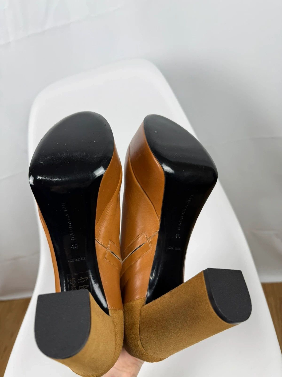 Barbara Bui Barbara Bui Genuine Leather Block Heel Boots size 40 Size US 10 / IT 40 - 8 Thumbnail