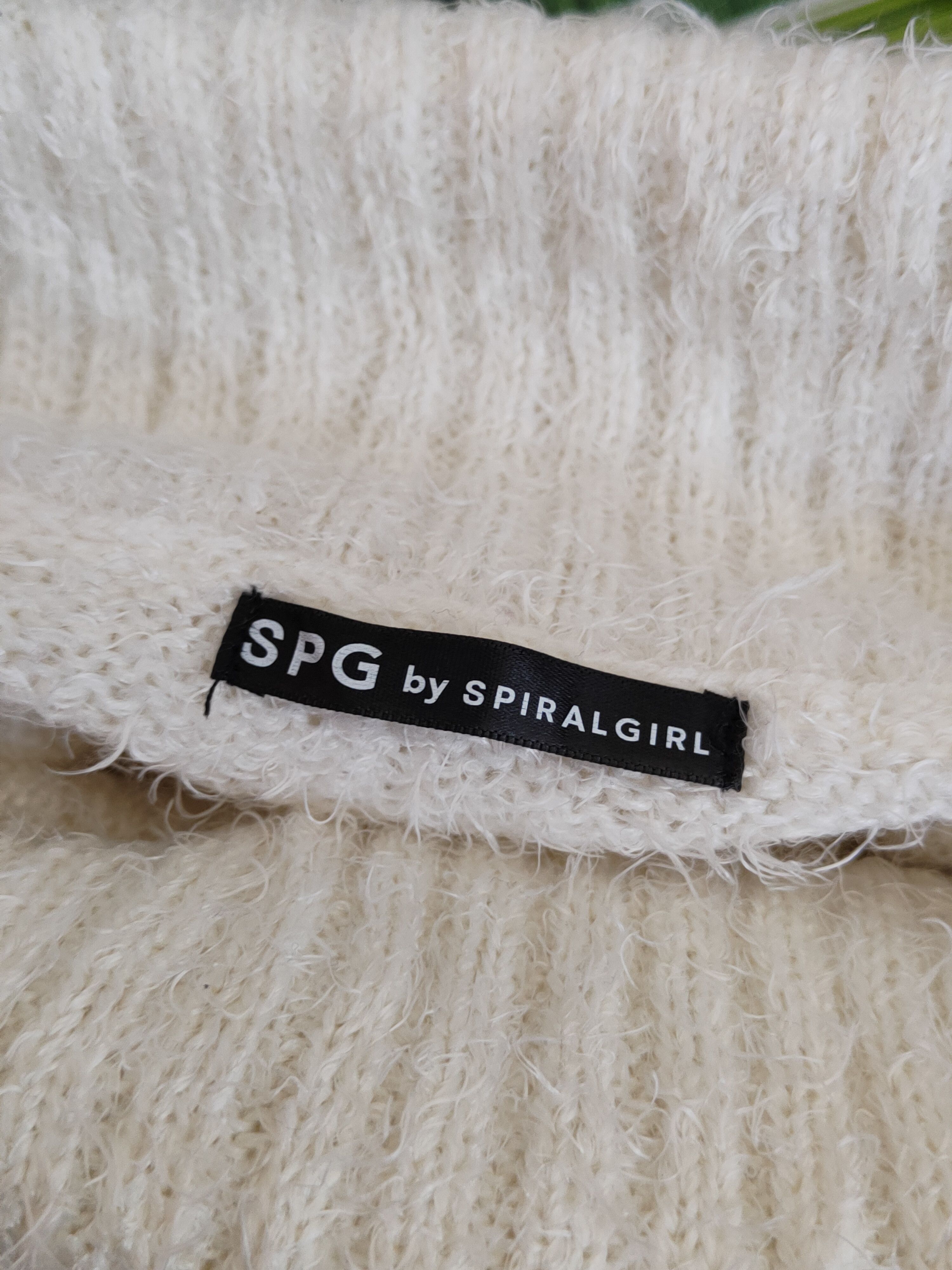 Japanese Brand SpiralGirl White Shag Shaggy Fur Mohair Knitwear #S1897 Size M / US 6-8 / IT 42-44 - 12 Thumbnail