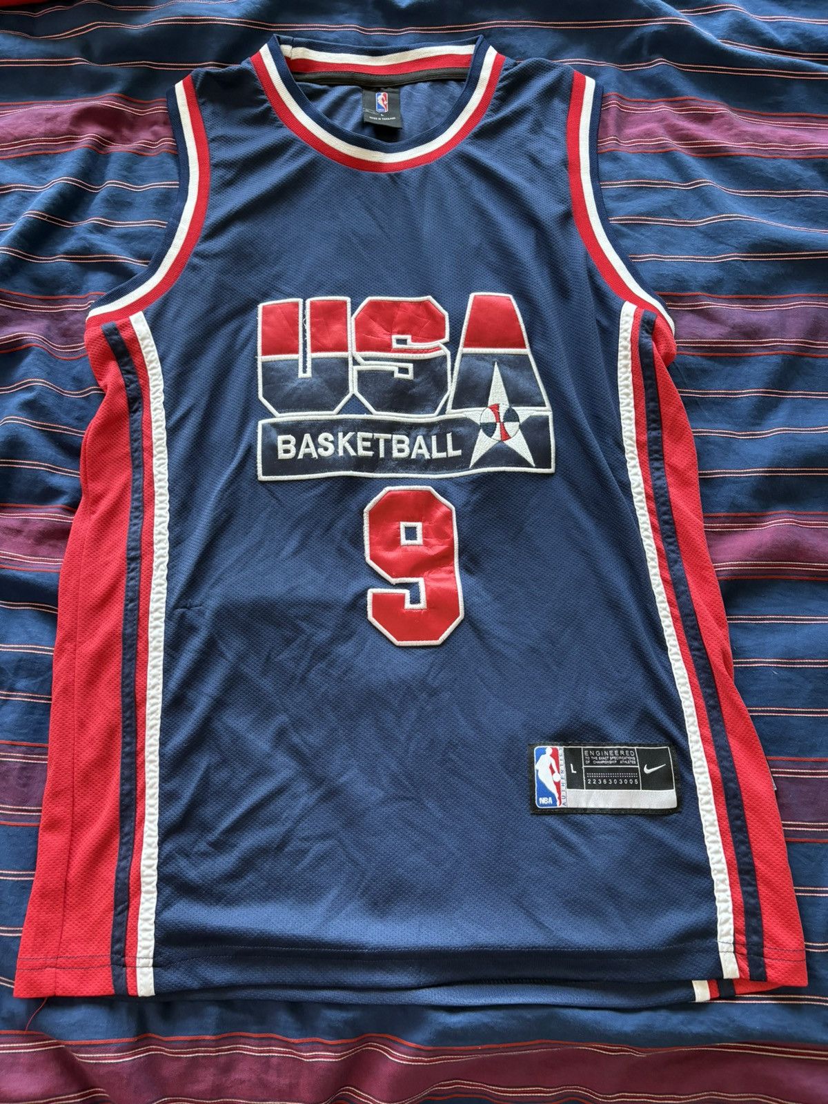 NBA Michael Jordan Team America jersey Size US L / EU 52-54 / 3 - 1 Thumbnail