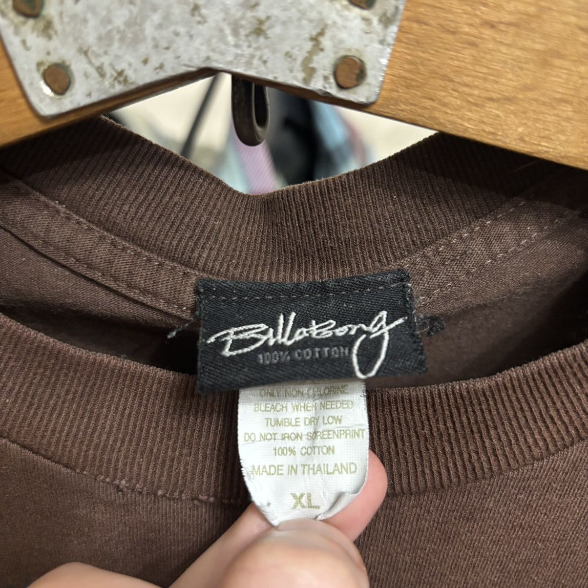 Billabong Vintage 90’s Billabong Brown Faded Surf SK8 Style T-Shirt Size US XL / EU 56 / 4 - 5 Thumbnail