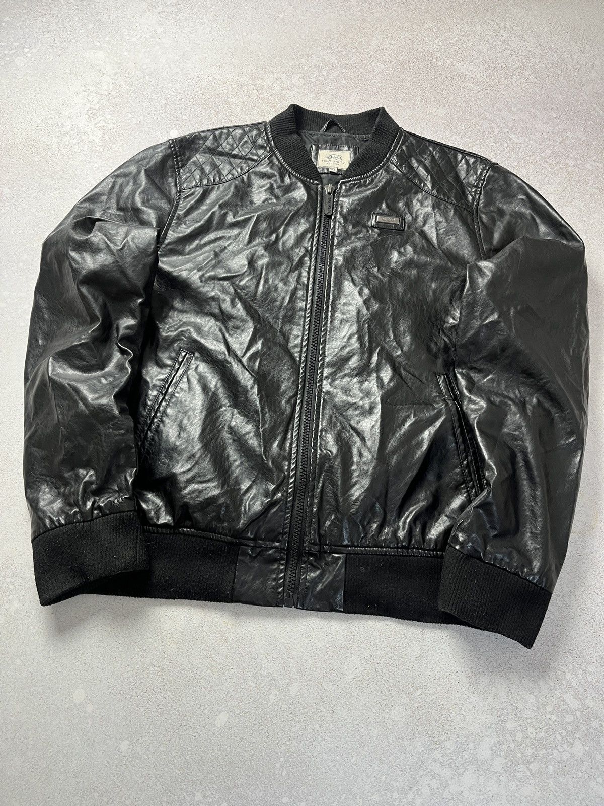 Ecko Unltd. Vintage Ecko Unltd Leather Jacket Vintage & Rare Rhino Size US XXL / EU 58 / 5 - 3 Thumbnail