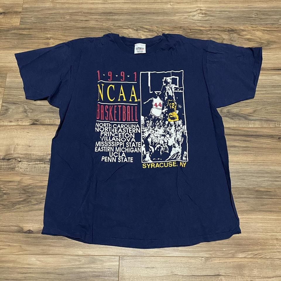 1991 NCAA Basketball Tournament Tee Shirt Size XL