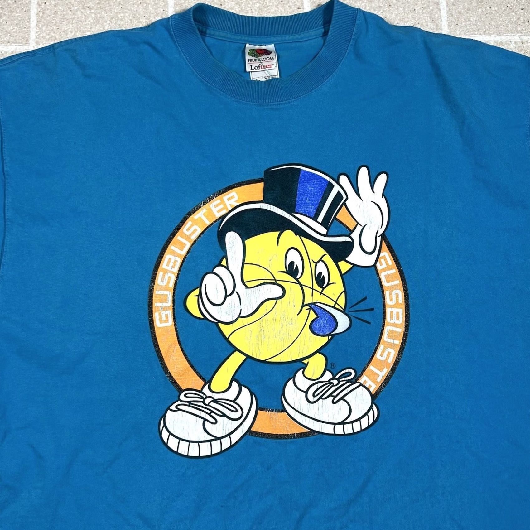 Fruit Of The Loom VINTAGE Fruit of the Loom T-Shirt Basketball Referee Gus Buster Gus Macker Size 2XL Blue Mens Size US XXL / EU 58 / 5 - 2 Thumbnail