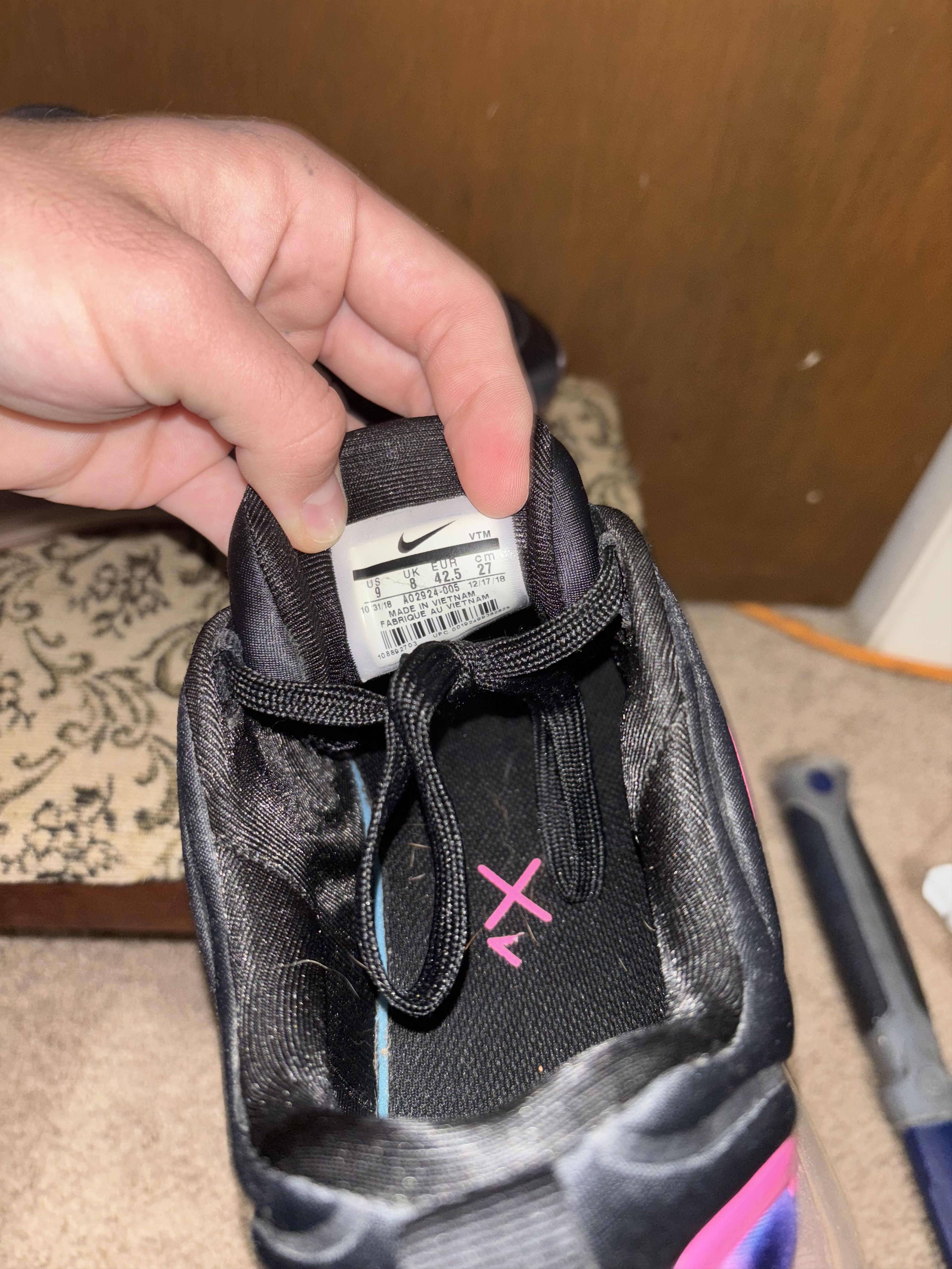 Nike Nike Airmax 720 Pink Black Size US 9 / EU 42 - 5 Thumbnail
