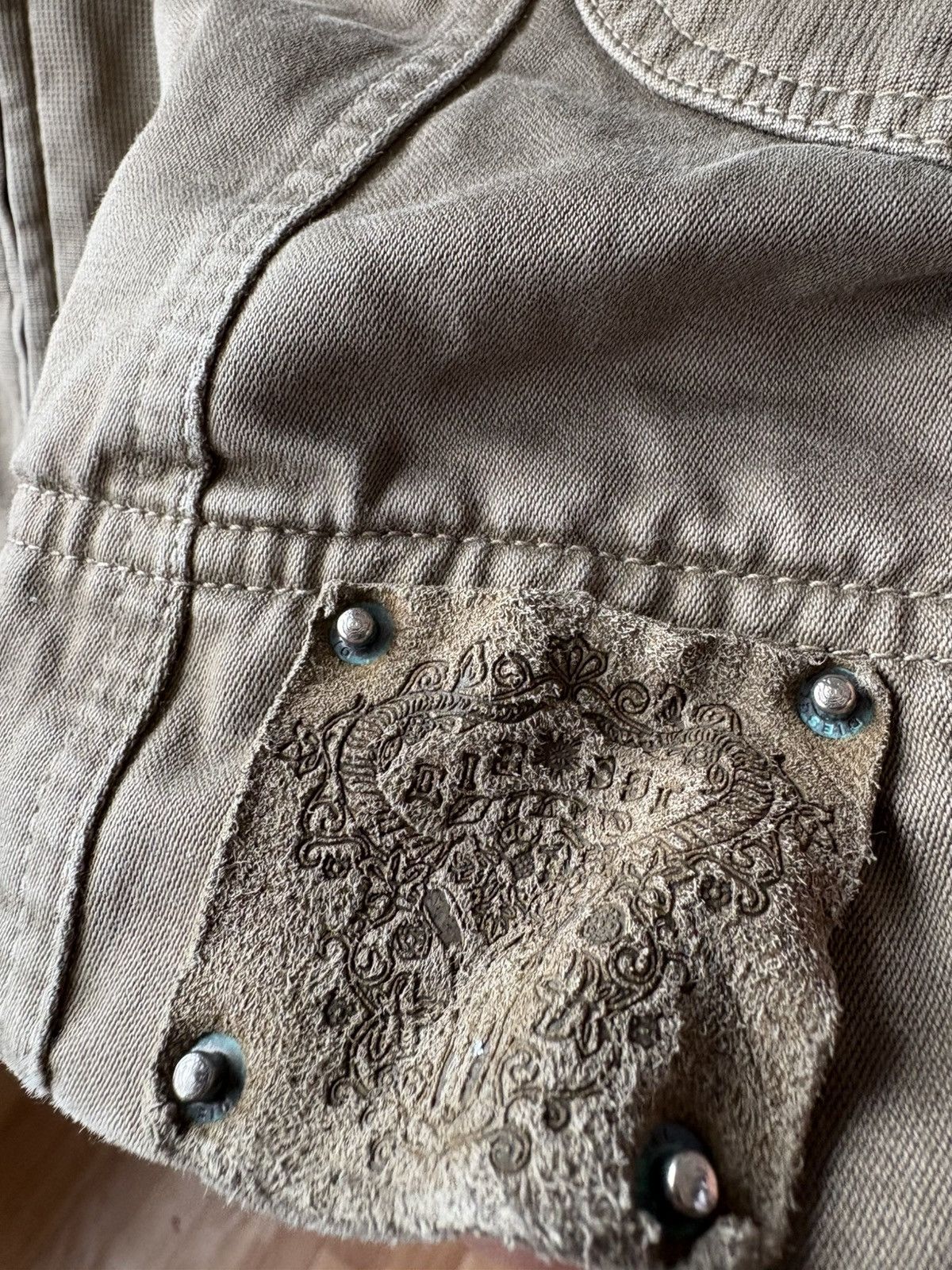 Diesel 90s Vintage DIESEL Womens Archive Jacket Avant Garde Green M Size M / US 6-8 / IT 42-44 - 7 Thumbnail