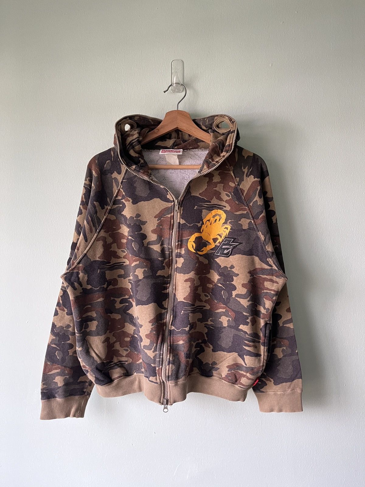 Japanese Brand Punk Drunker Camo Hoodie Size US M / EU 48-50 / 2 - 1 Thumbnail
