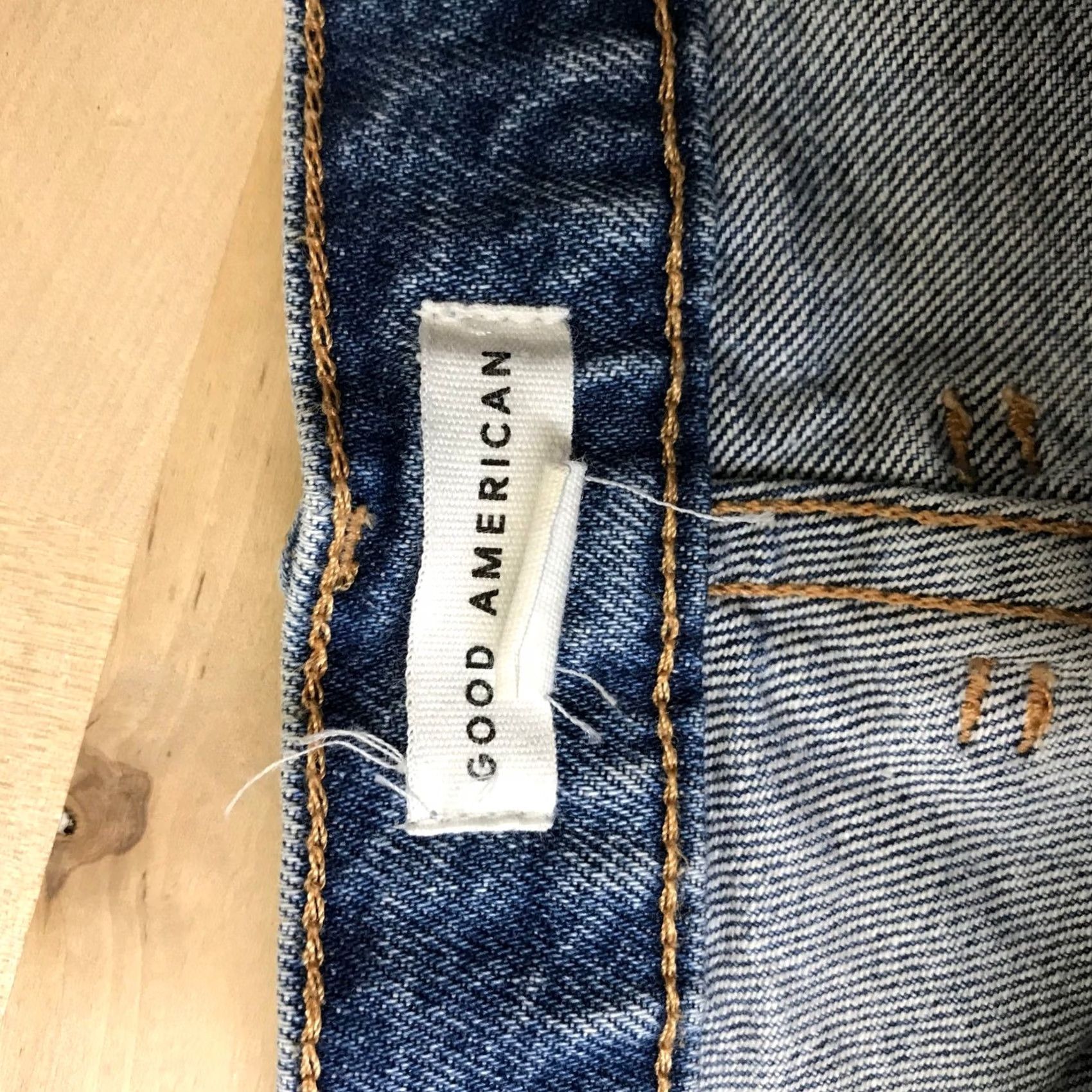 Good American Good American Bombshell Blue Distressed Denim Cut Off Shorts Womens Size 15 Size 25" / US 0 / IT 36 - 7 Thumbnail