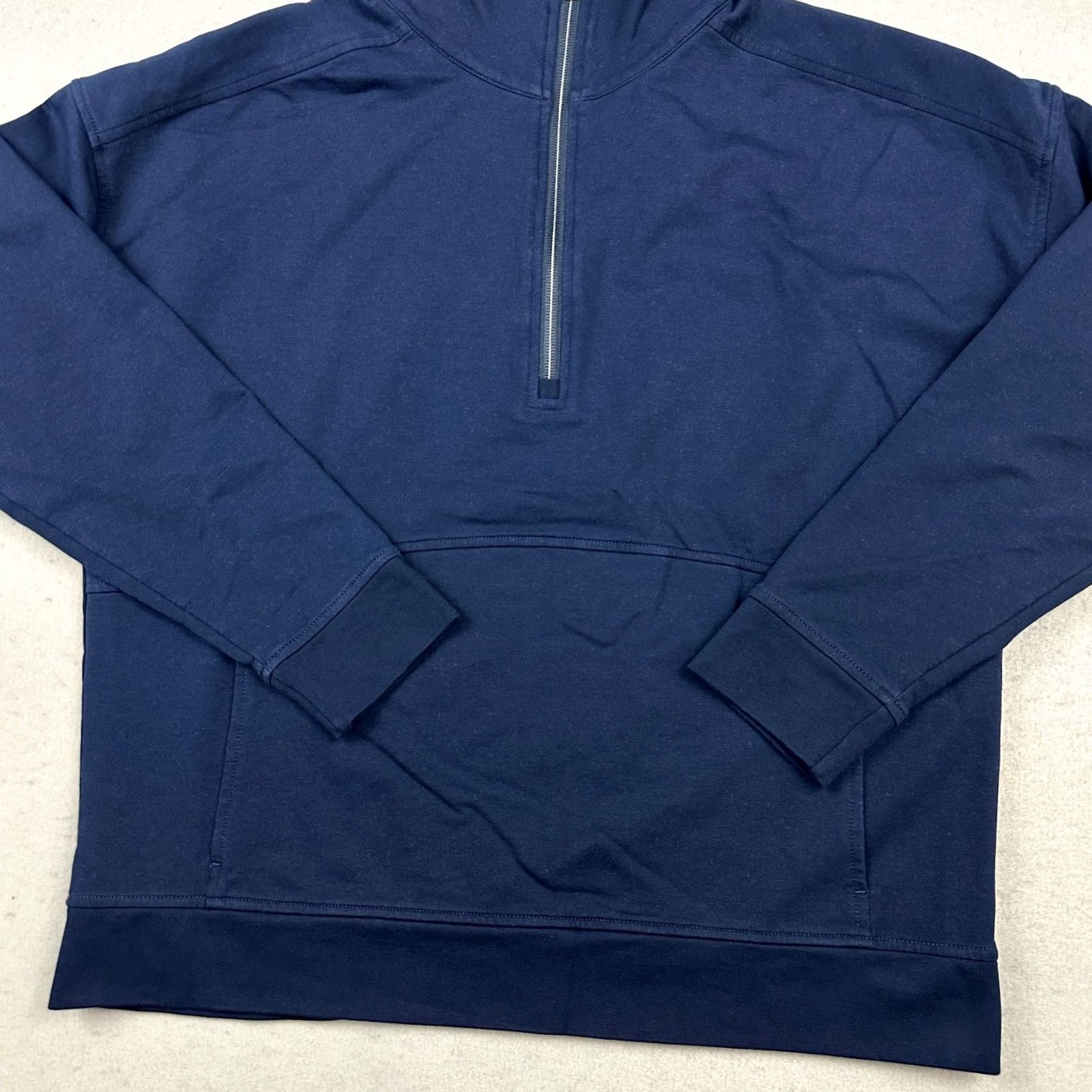 Vintage B. Draddy Sweater Men M Blue 1/4 Zip Golf Pullover Pockets Size US M / EU 48-50 / 2 - 3 Thumbnail