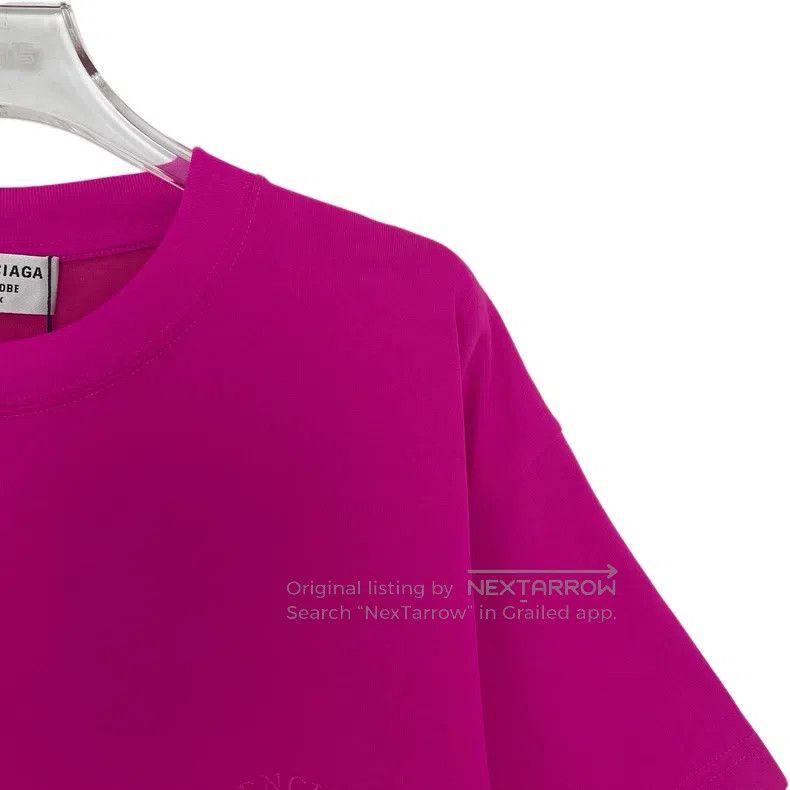 Balenciaga Balenciaga Solid Color Round Neck Short Sleeve Size XS / US 0-2 / IT 36-38 - 3 Thumbnail