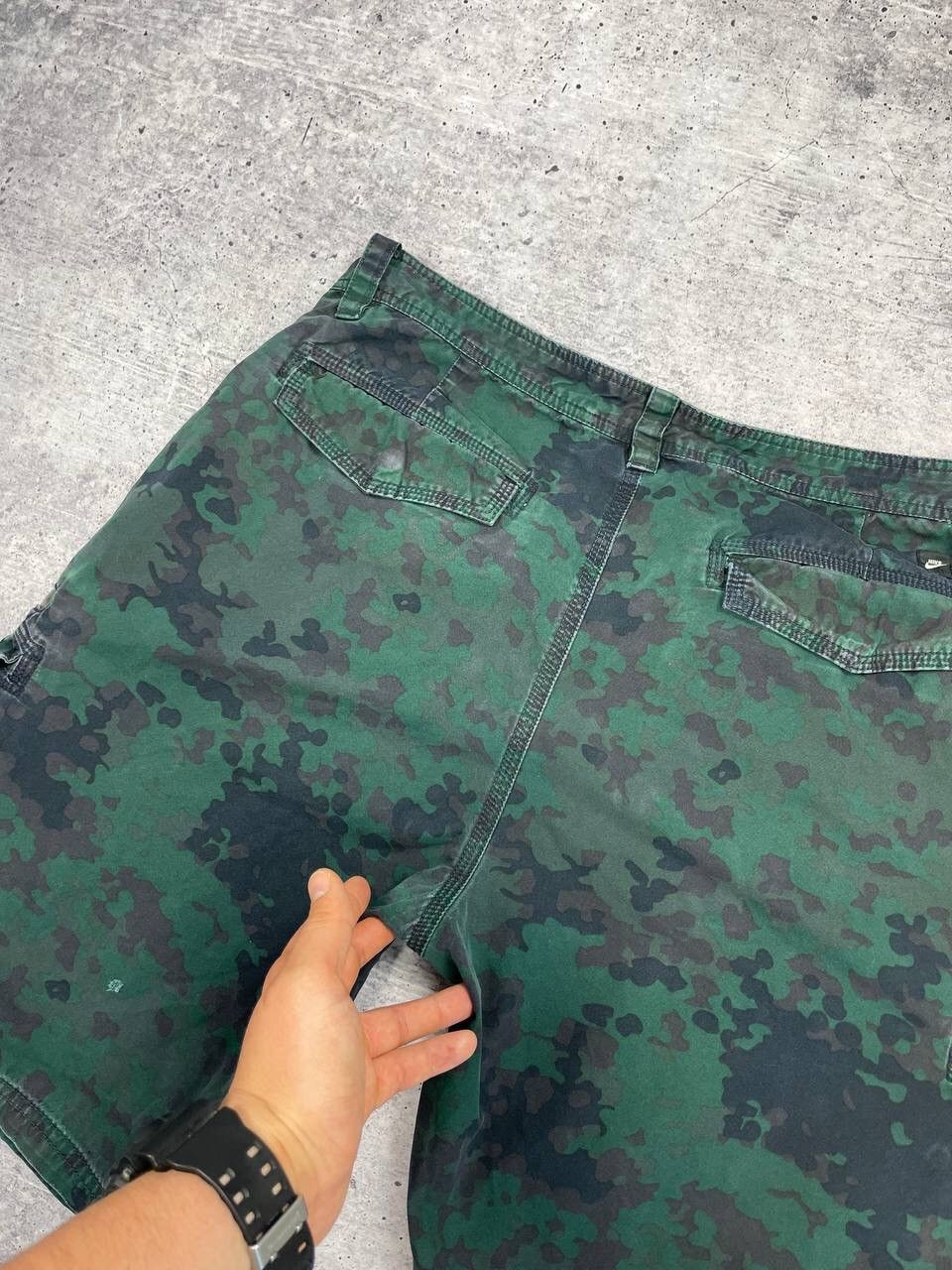 Nike Vintage Nike 90’s Y2K Style Drill Military Cargo Shorts Size US 34 / EU 50 - 18 Thumbnail