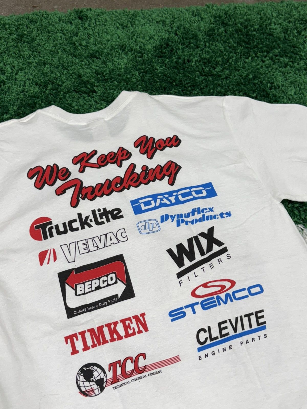 Vintage Vintage Houston Truck Parts Nascar Race Tee Medium Beefy Size US M / EU 48-50 / 2 - 6 Thumbnail