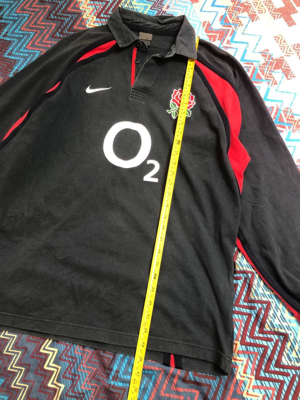 Nike Nike o2 rugby England polo long sleeve streetwear Size US XL / EU 56 / 4 - 6 Thumbnail