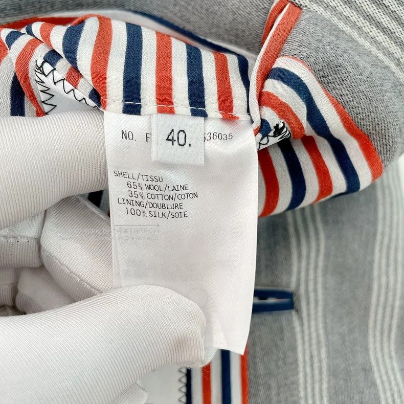 Thom Browne Thom Browne Gray Blazer Size 40 3 Size 40R - 9 Thumbnail