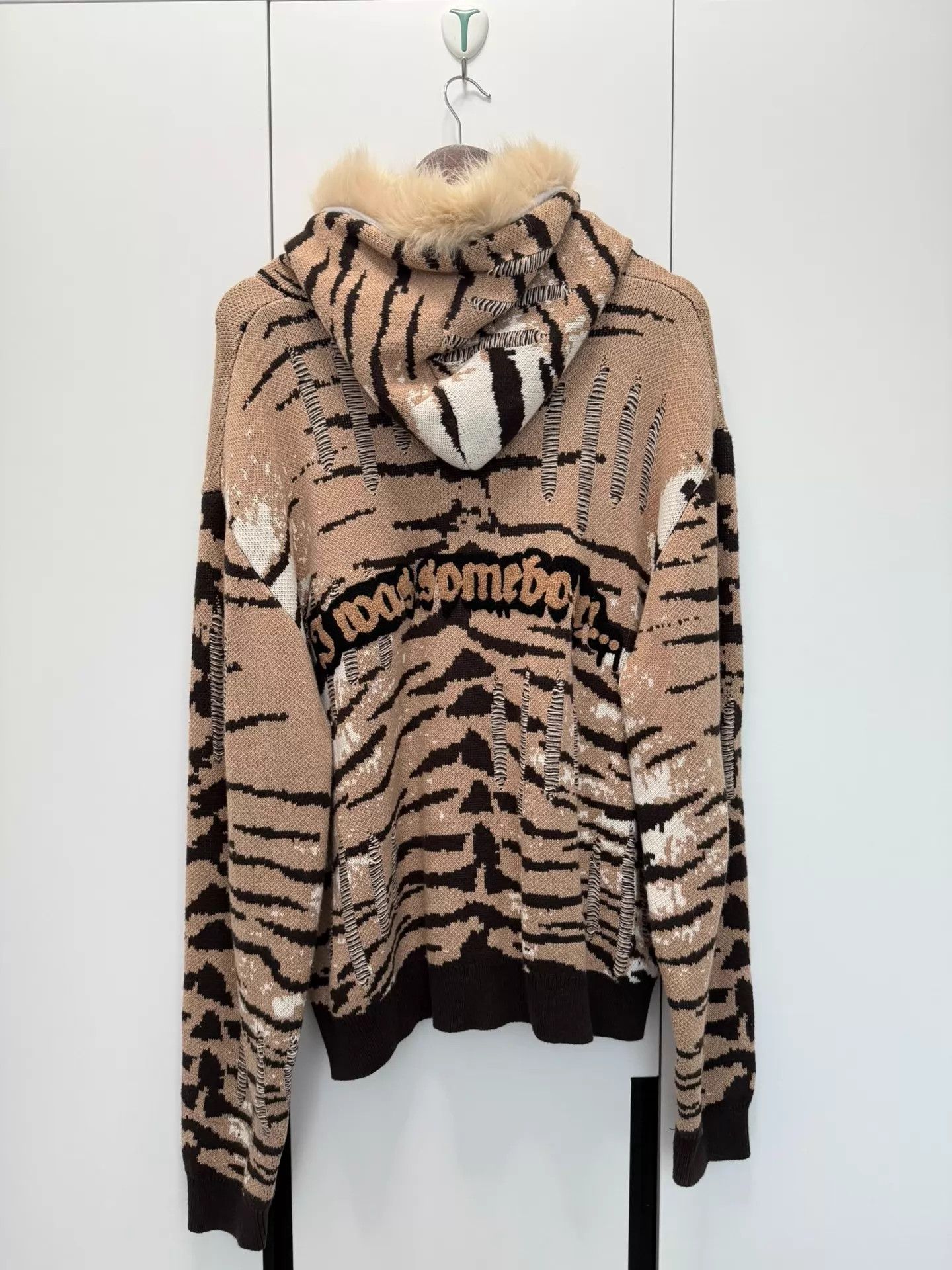 Other racerworldwide tiger stripe fur collar zipper hoodie XL Size XL / US 12-14 / IT 48-50 - 2 Thumbnail