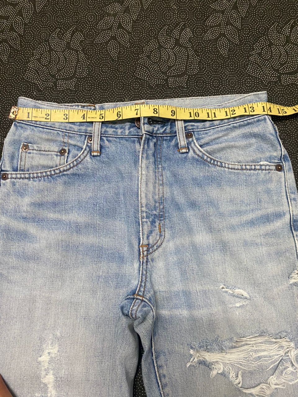 Edwin 💥FLARE💥VINTAGE EDWIN DISTRESSED DENIM JEANS Size US 29 - 7 Thumbnail
