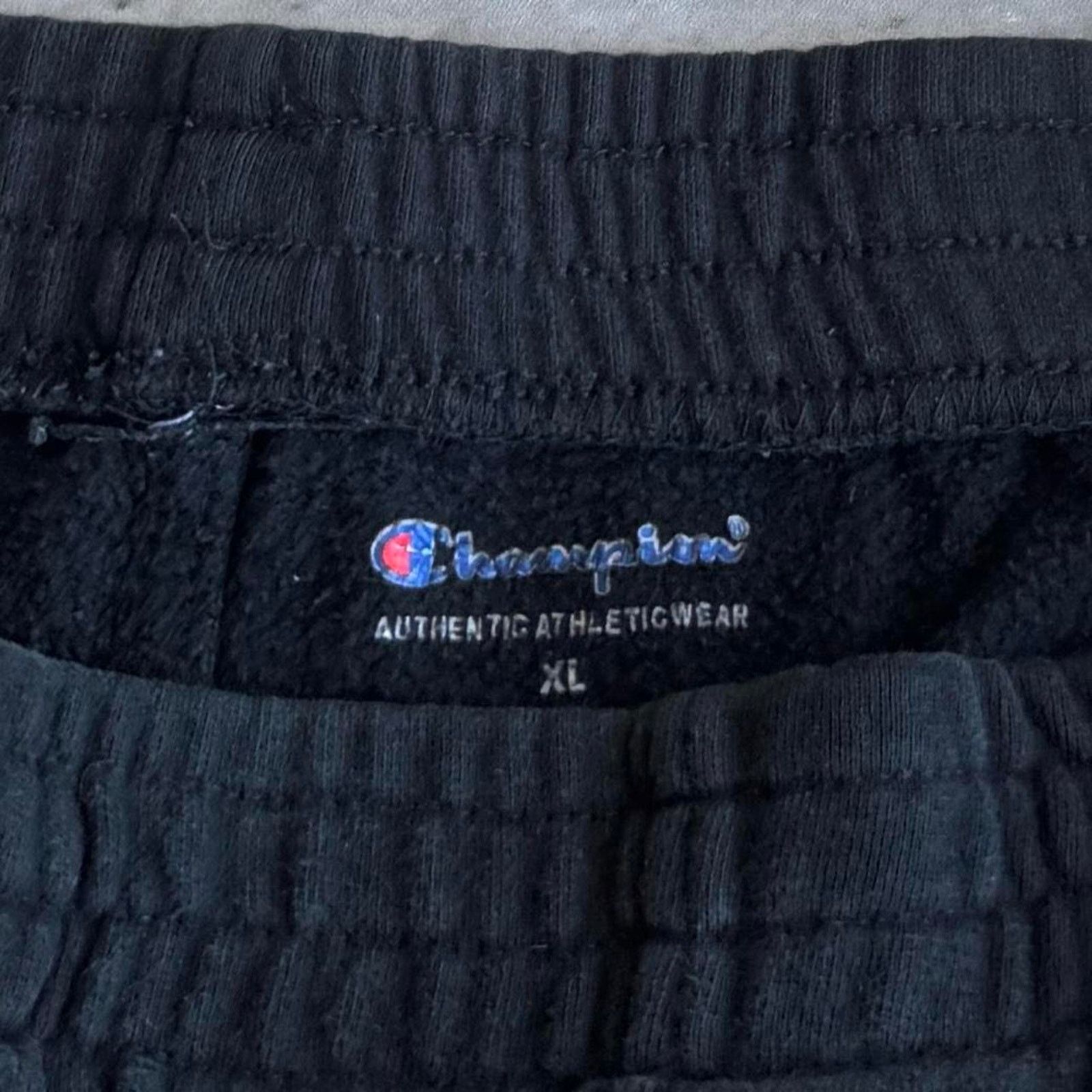 Champion × Vintage Vintage Y2K Black Champion Embroidered Opium Sweatpants Size US 31 - 3 Thumbnail