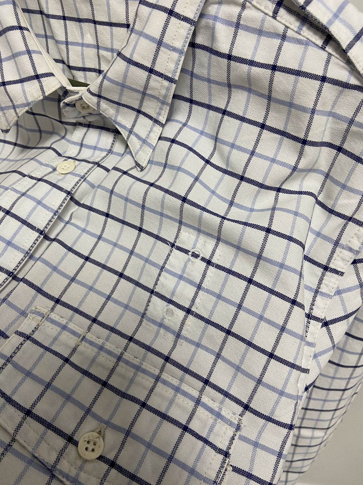 Stone Island × Vintage Stone Island Denims Check Shirt Compass Italy Size US L / EU 52-54 / 3 - 4 Thumbnail