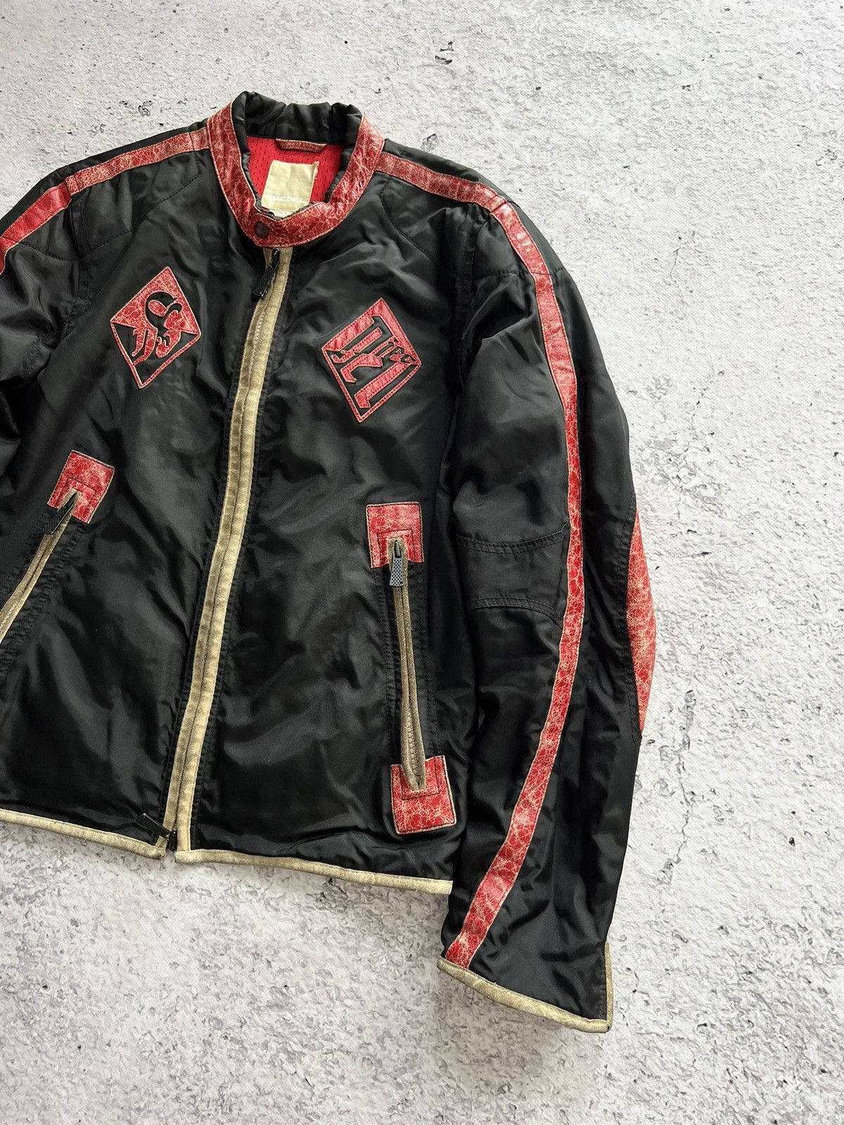 Diesel Vintage Diesel Leather Logo Jacket Size US L / EU 52-54 / 3 - 3 Thumbnail