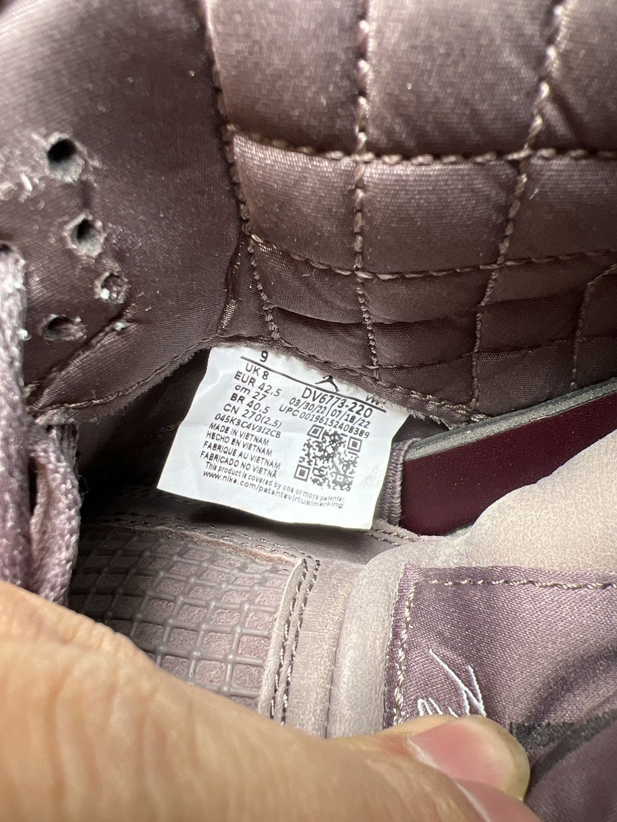 A Ma Maniere × Jordan Brand 💥Jordan 4 Retro SP A Ma Maniére Violet Ore DV6773-220 Size US 9 / EU 42 - 7 Thumbnail