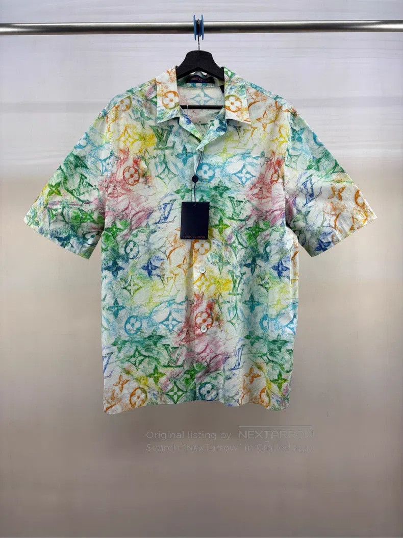 Louis Vuitton Louis Vuitton Crayon Doodle Short Sleeve Shirt Size US M / EU 48-50 / 2 - 1 Thumbnail