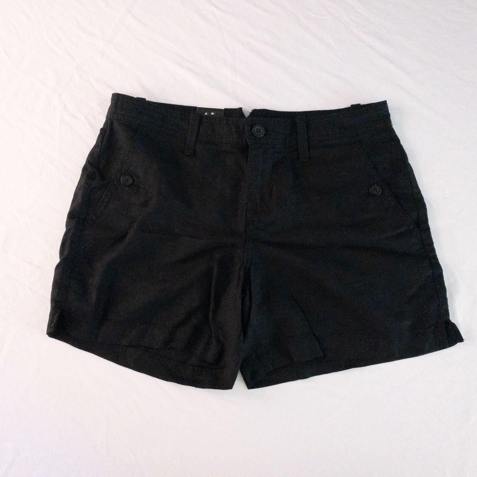 Calvin Klein Calvin Klein Black Solid Shorts Womens 4 Small Size 27" / US 4 / IT 40 - 1 Thumbnail