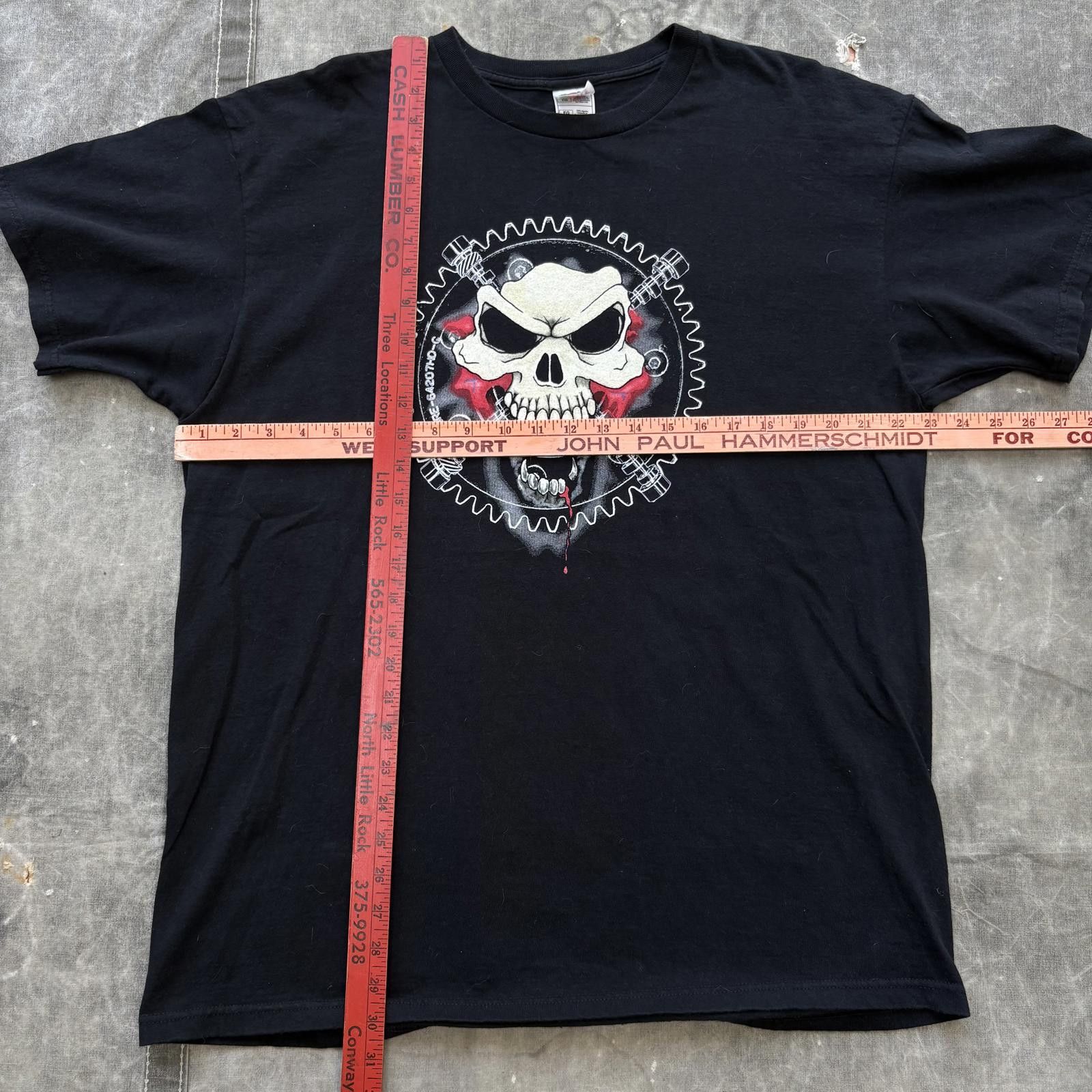 Fruit Of The Loom Vintage Y2K Who’s Next Skull Blood Fangs Grunge Horror Shirt Size US XL / EU 56 / 4 - 4 Thumbnail
