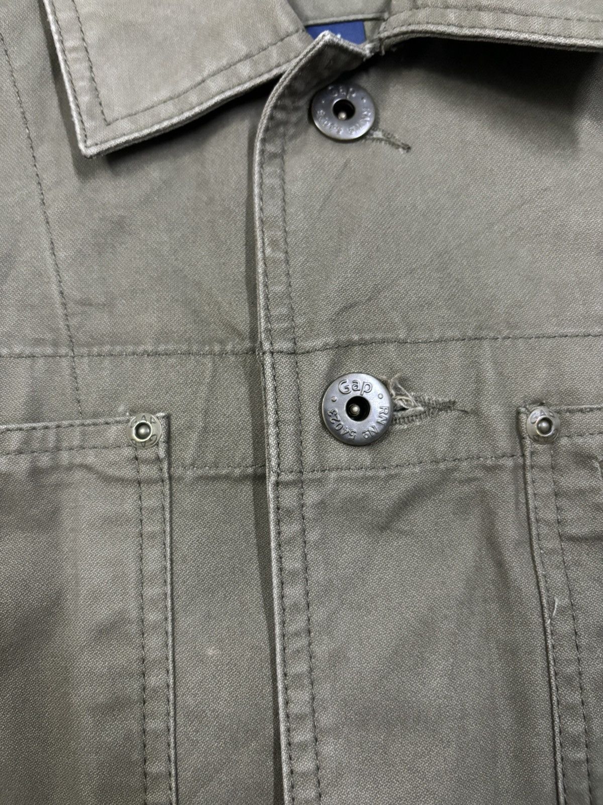 Balenciaga × Gap × Yeezy Vintage Gap Khaki Green Tactical Military Field Jacket Size US M / EU 48-50 / 2 - 6 Thumbnail