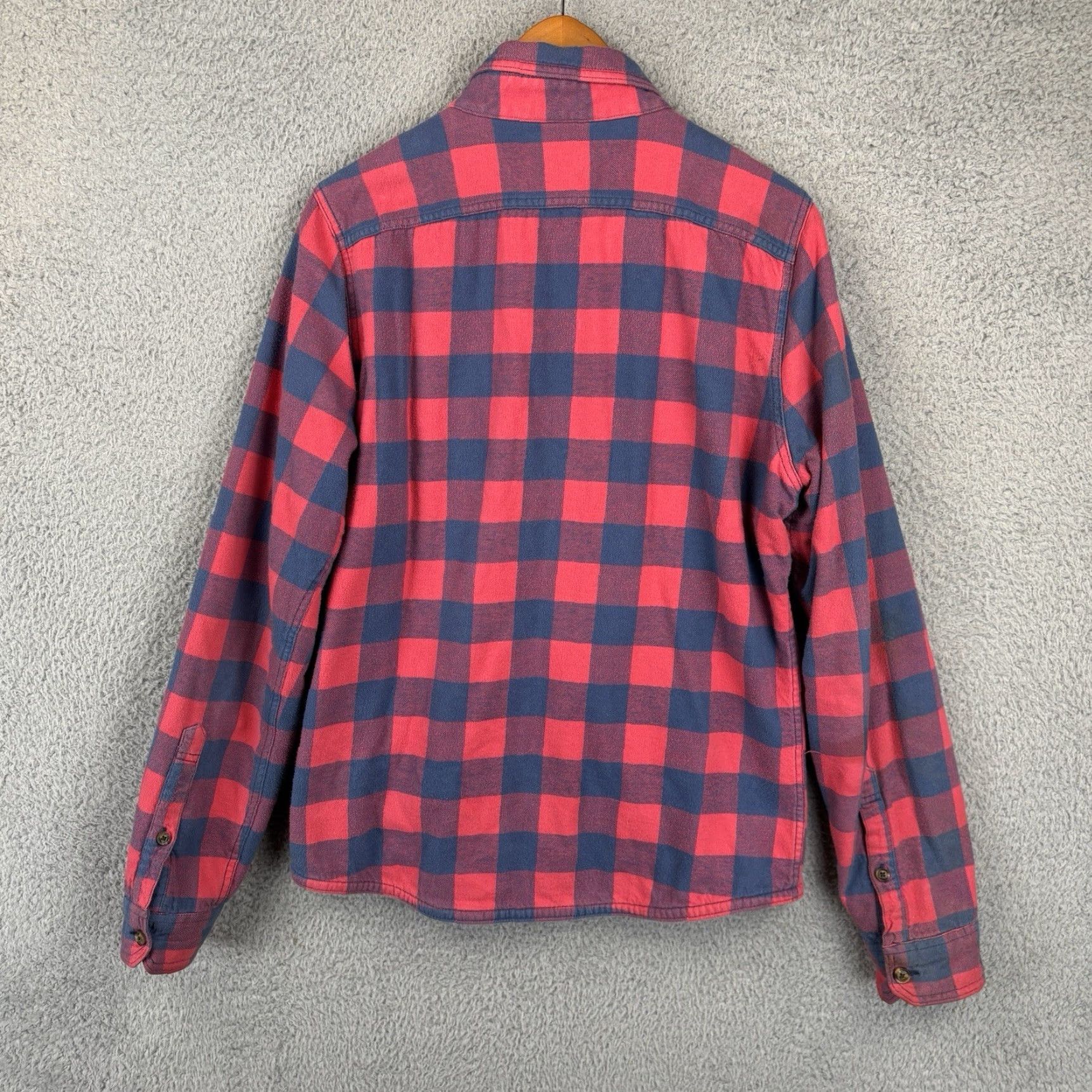 Abercrombie & Fitch VINTAGE Abercrombie & Fitch Thermal Lined Flannel Shirt Mens Large Plaid Red, Button-Up, Long Sleeve Size US L / EU 52-54 / 3 - 5 Thumbnail