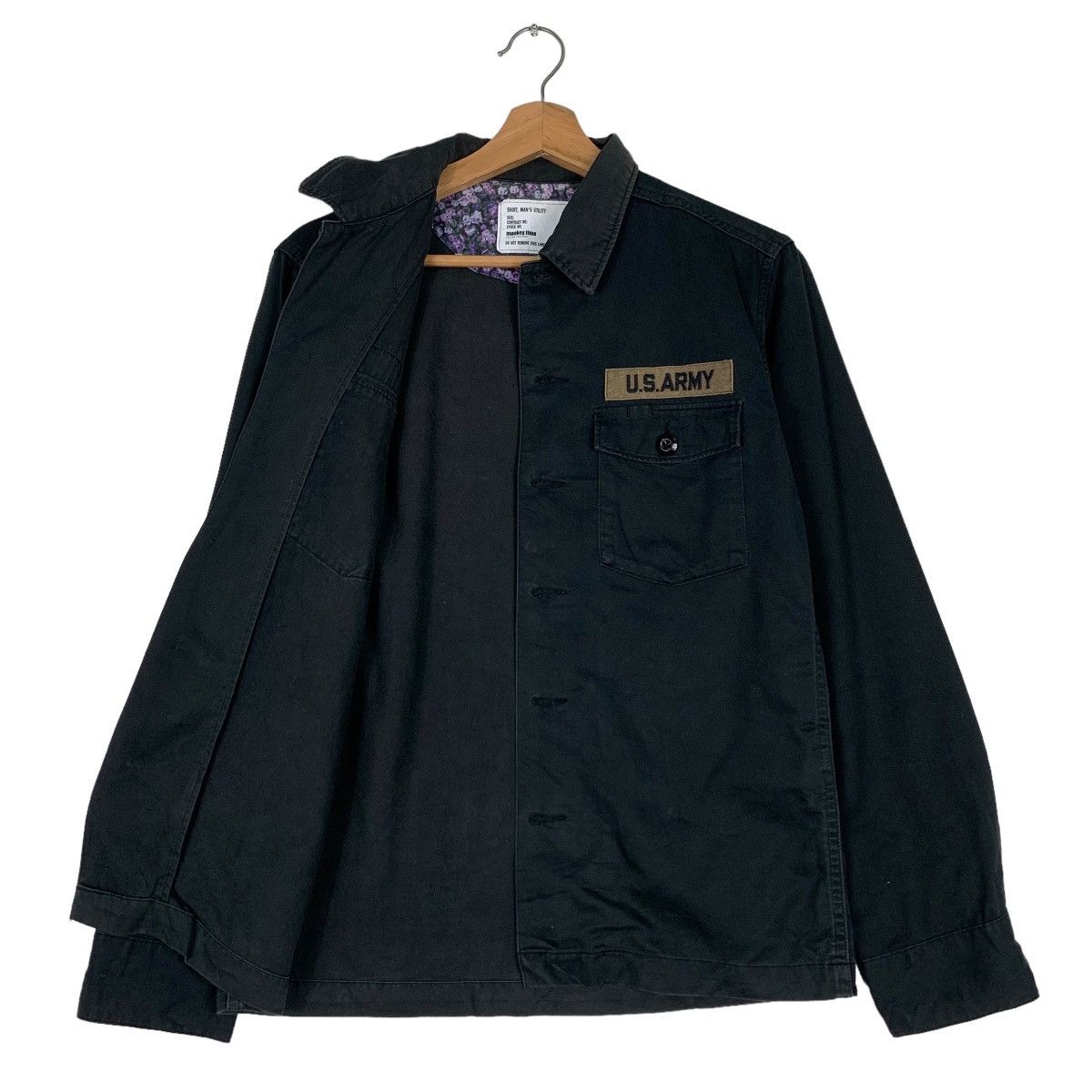 Other MONKEY TIME US ARMY MAN'S UTILITY BUTTON UP SHIRT #0392-C18 Size US M / EU 48-50 / 2 - 9 Thumbnail