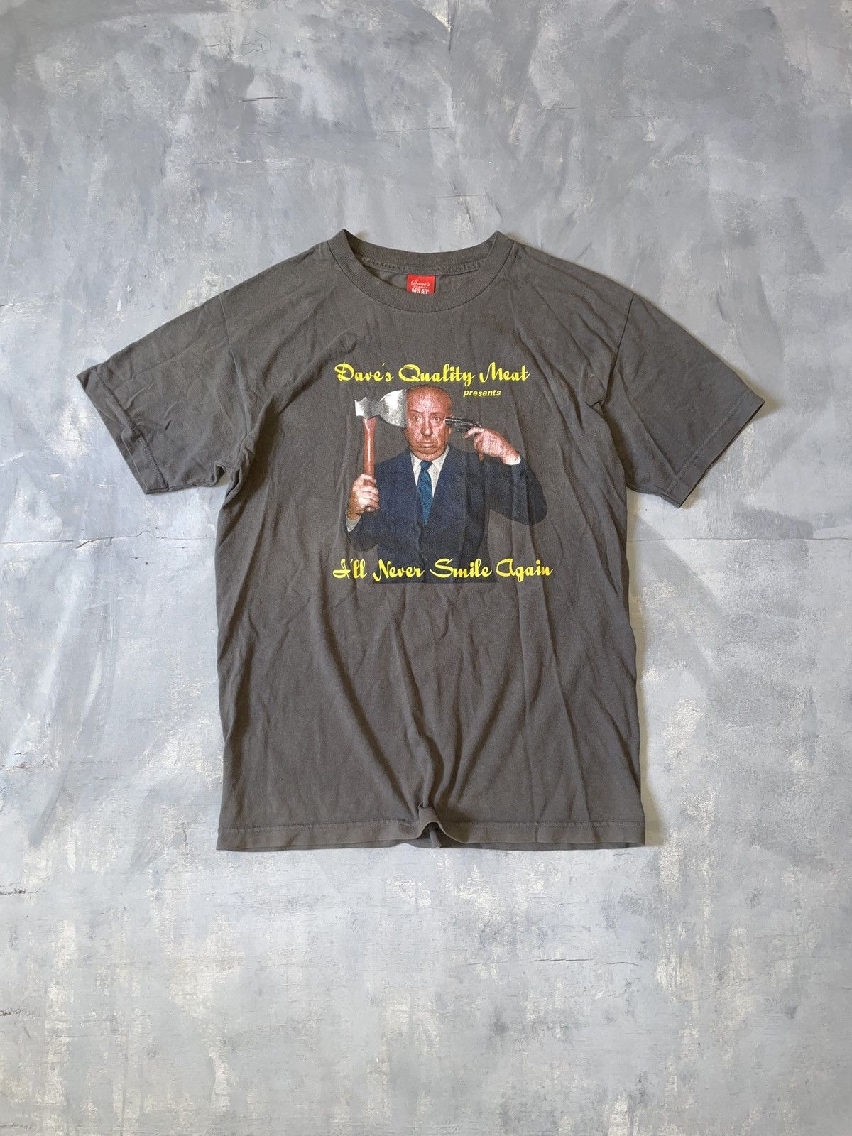 Vintage Rare Dave’s Quality Meats alfred hichcock tee Size US M / EU 48-50 / 2 - 1 Thumbnail