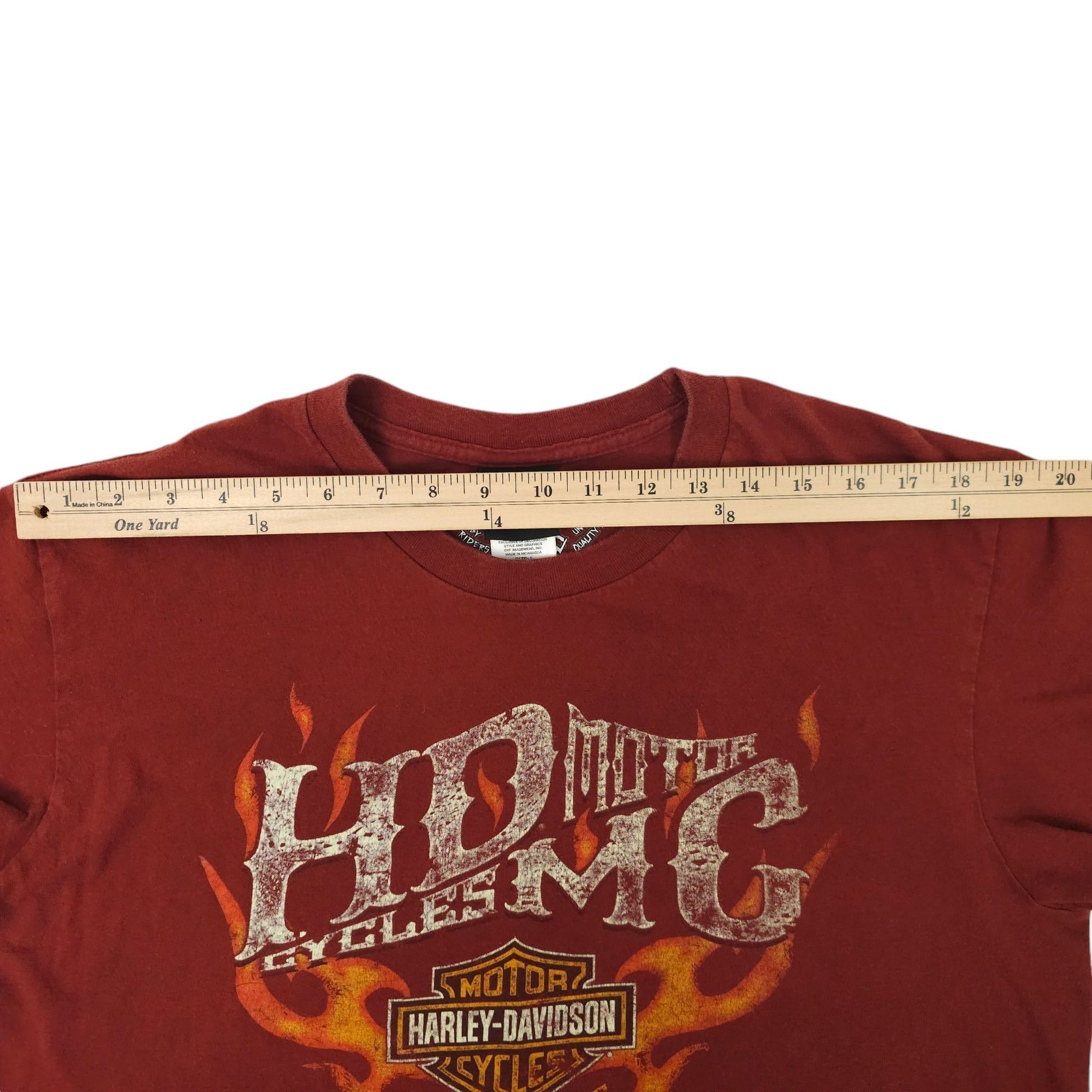 Harley Davidson Harley Davidson T Shirt Mens L Double Sided Ride To Live Size US L / EU 52-54 / 3 - 4 Thumbnail