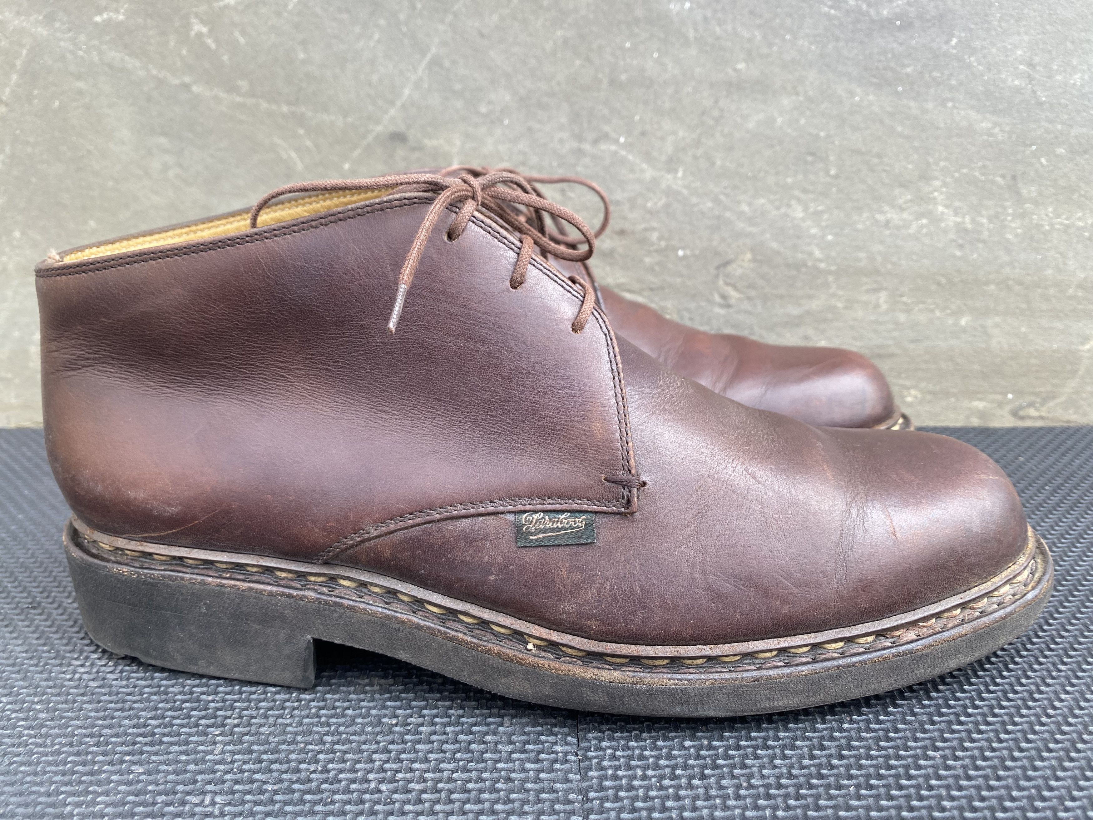 Paraboot Paraboot Ankle Boots Men's Brown Leather Michael Shoes Size US 8 / EU 41 - 8 Thumbnail